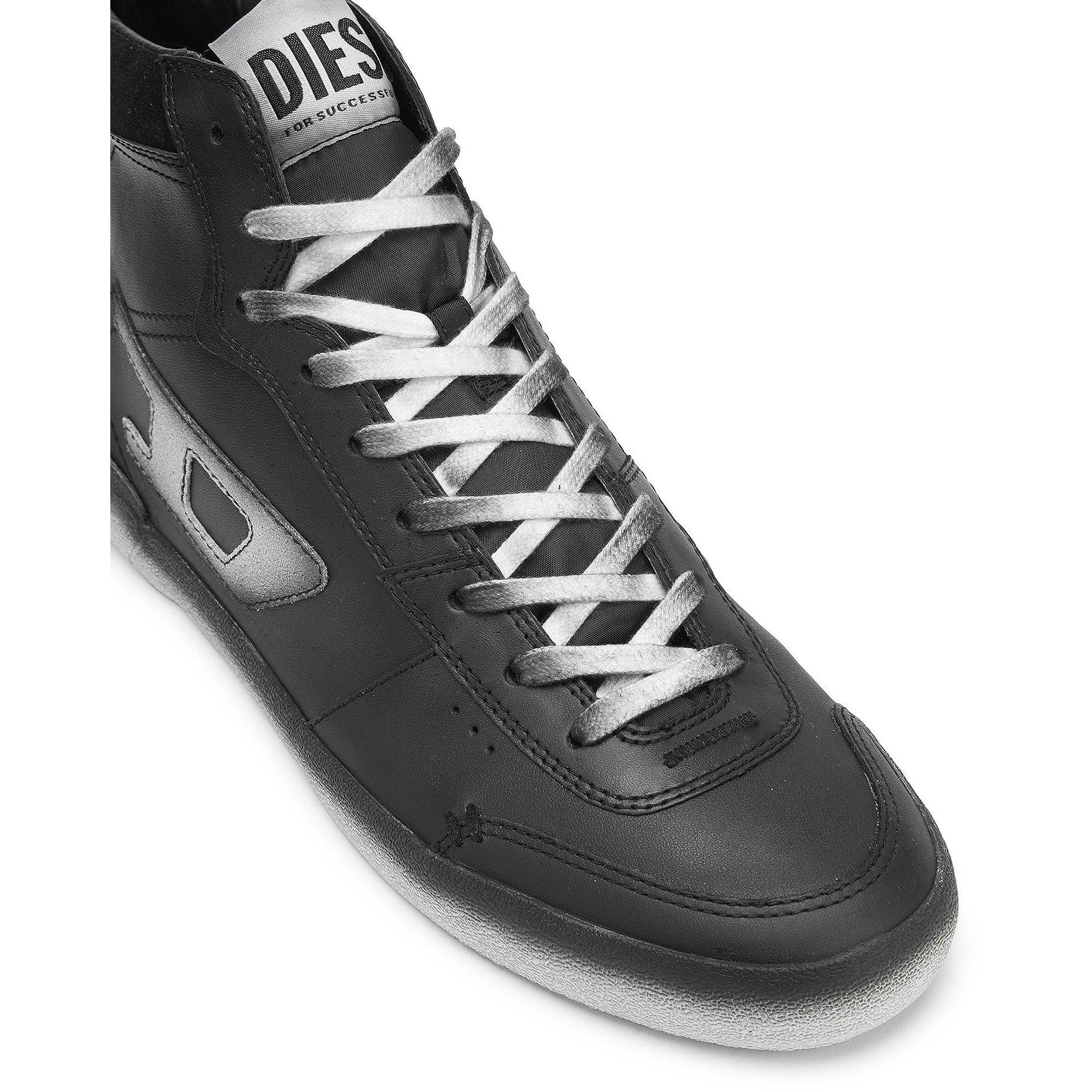 White/Black - Diesel - Men's Chunky Trainers - 6