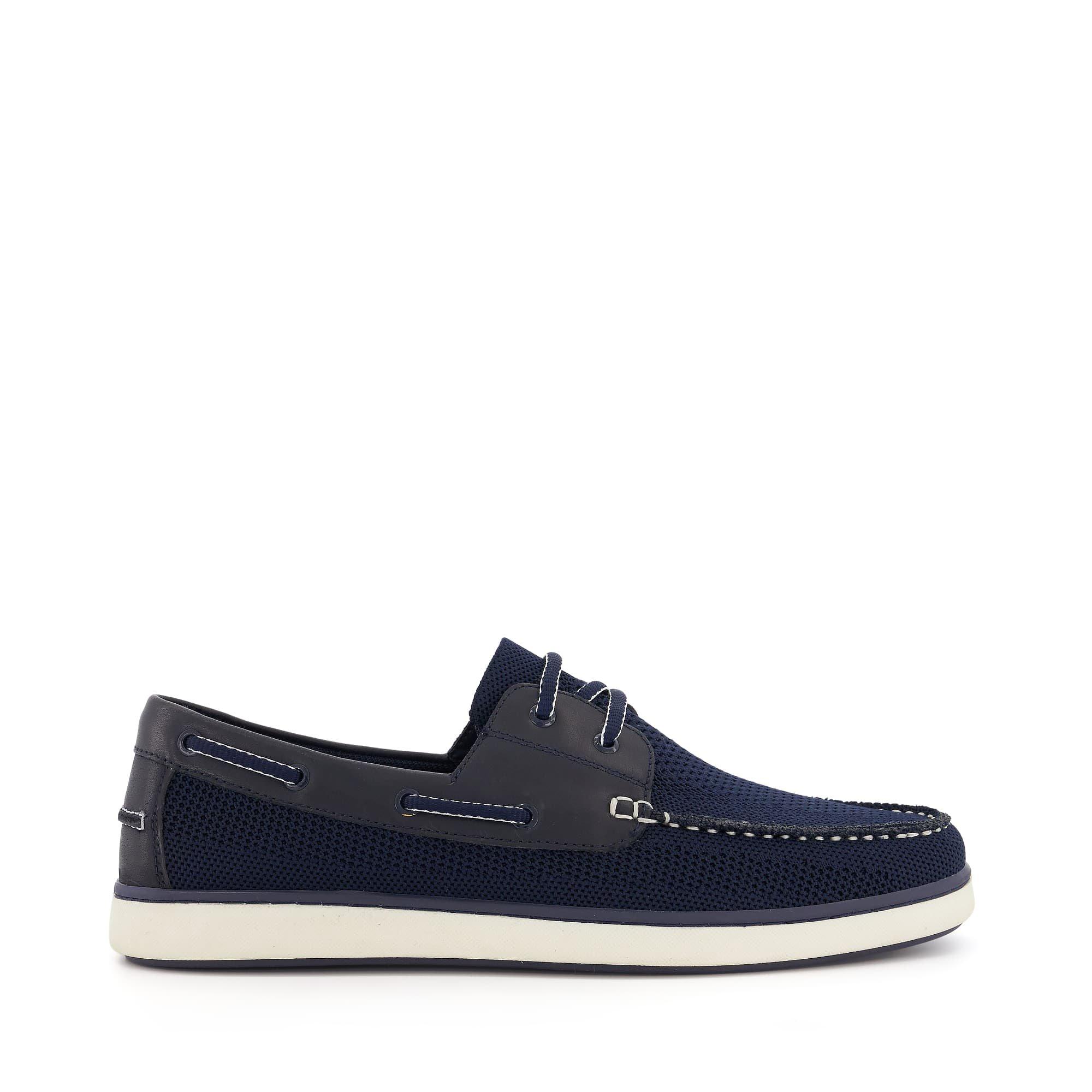 Dune London Men's Blaim Canvas Boat Shoes - Navy - 7 (41)