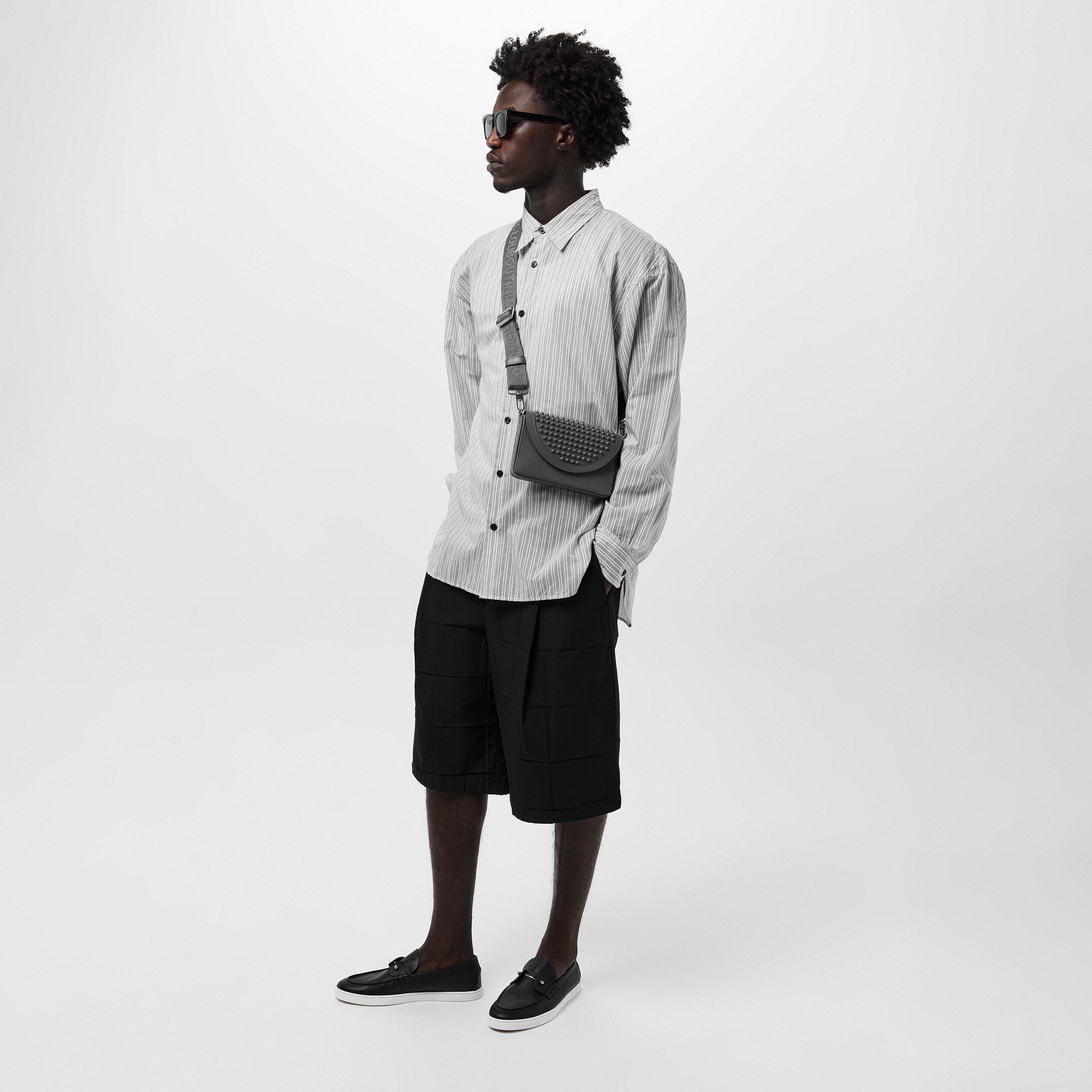 Black - Christian Louboutin - Men's Chambliboat Calf Leather Loafers - 6