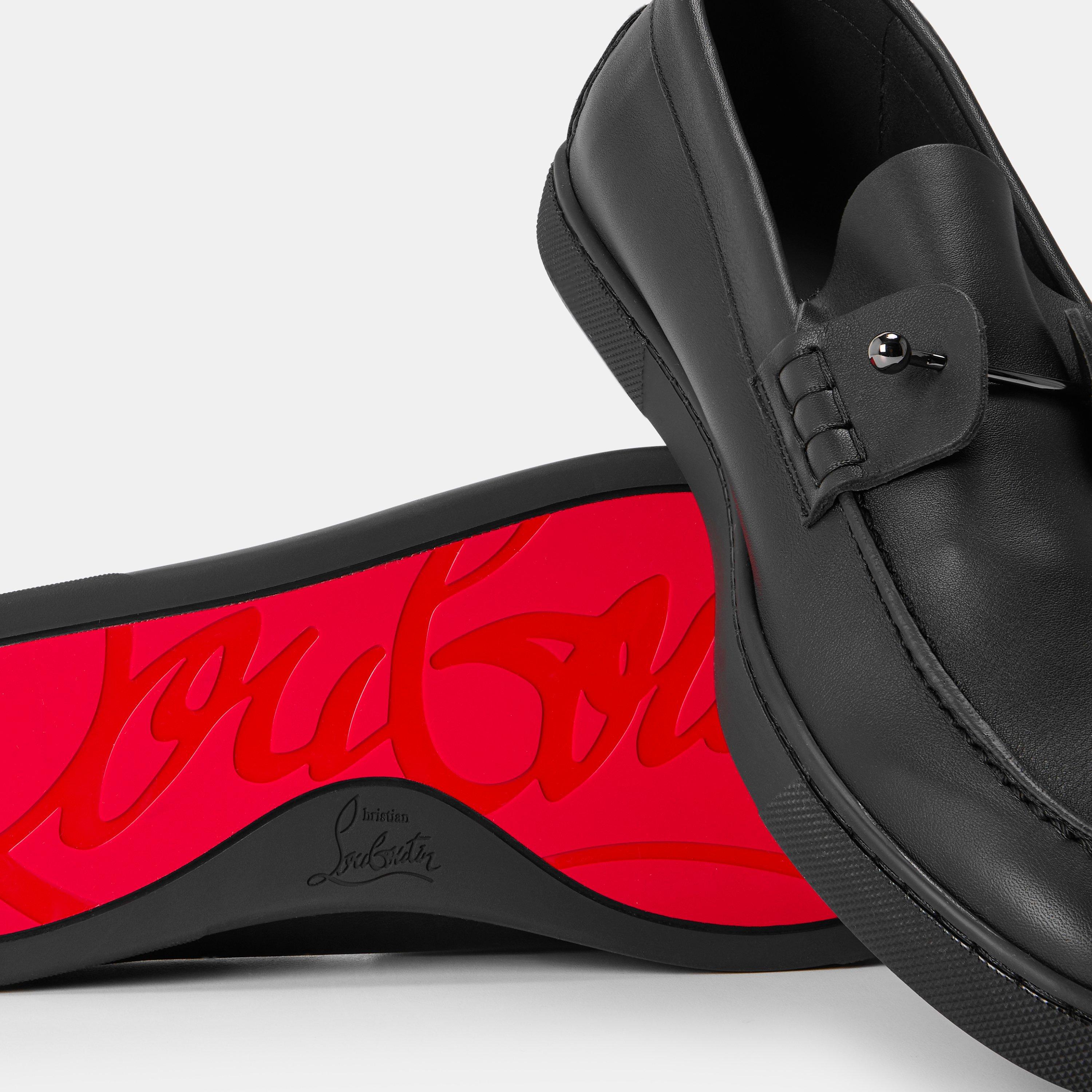 Black - Christian Louboutin - Men's Chambliboat Calf Leather Loafers - 4