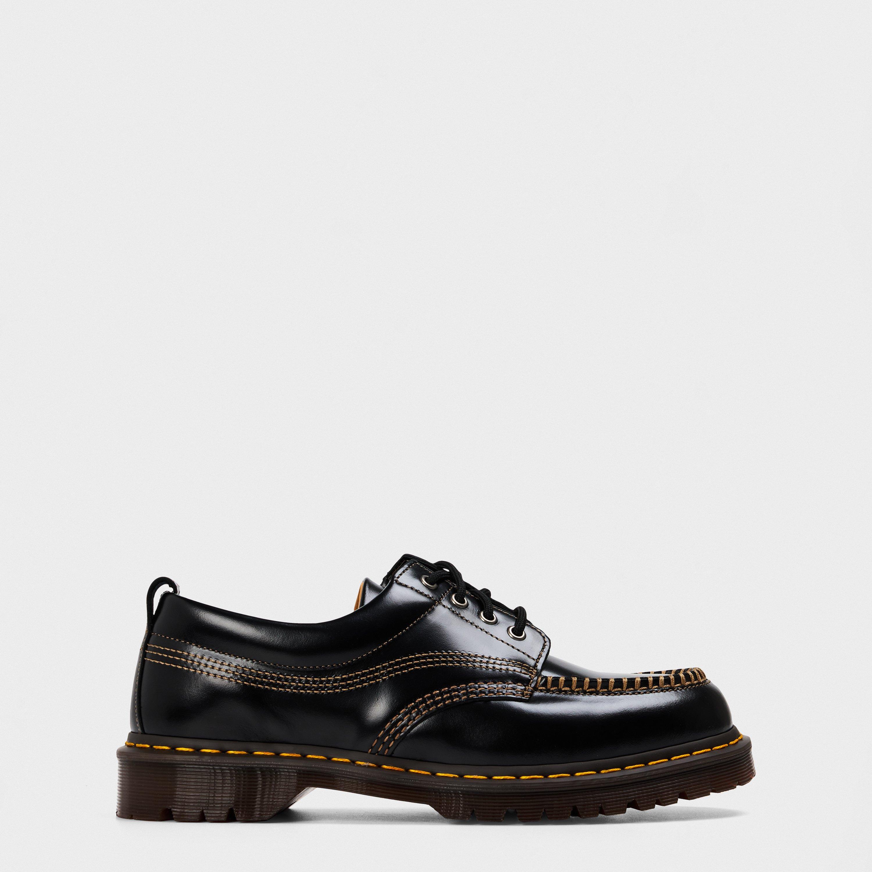 Black - Dr Martens - Lowell Moc Toe Shoe - 1