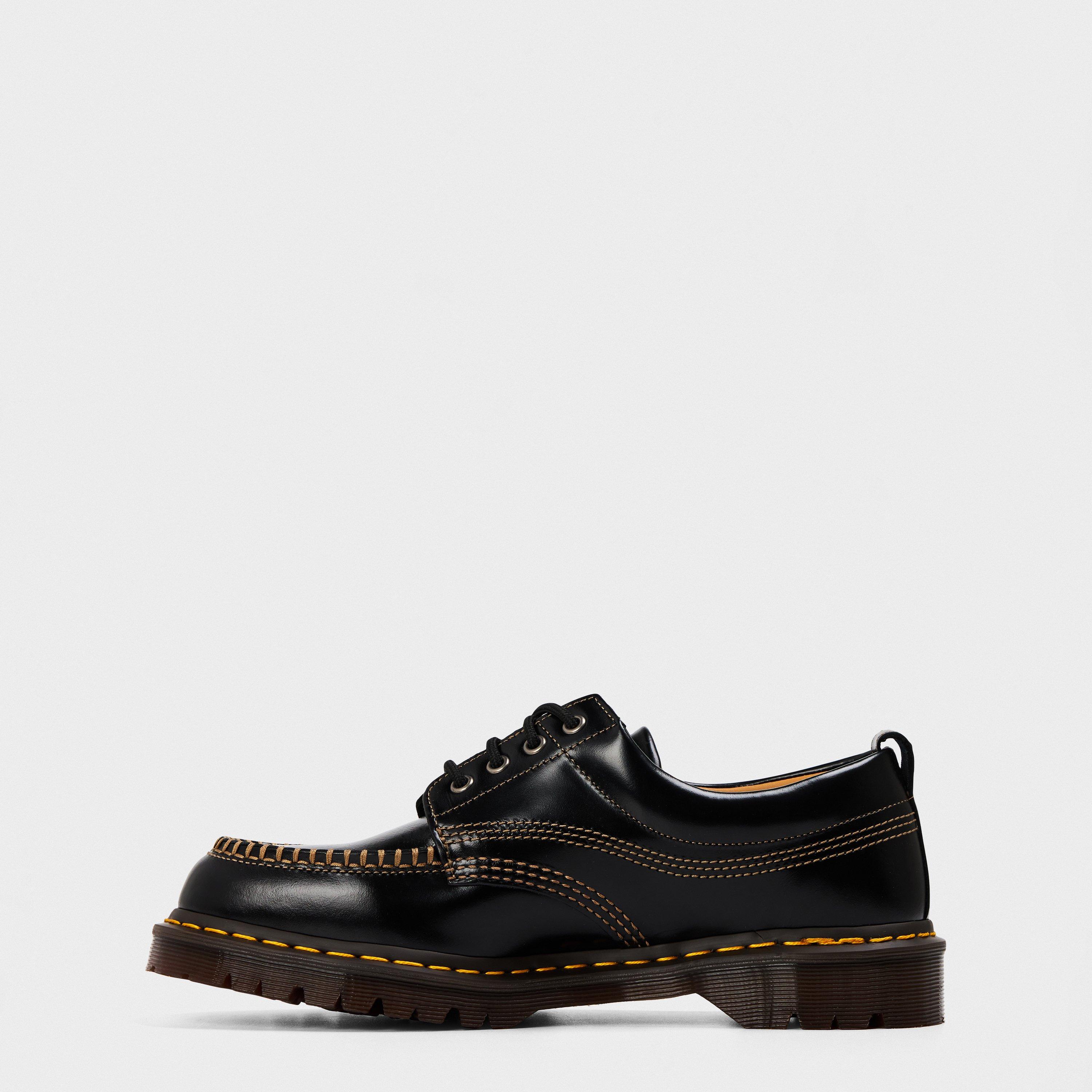 Black - Dr Martens - Lowell Moc Toe Shoe - 2