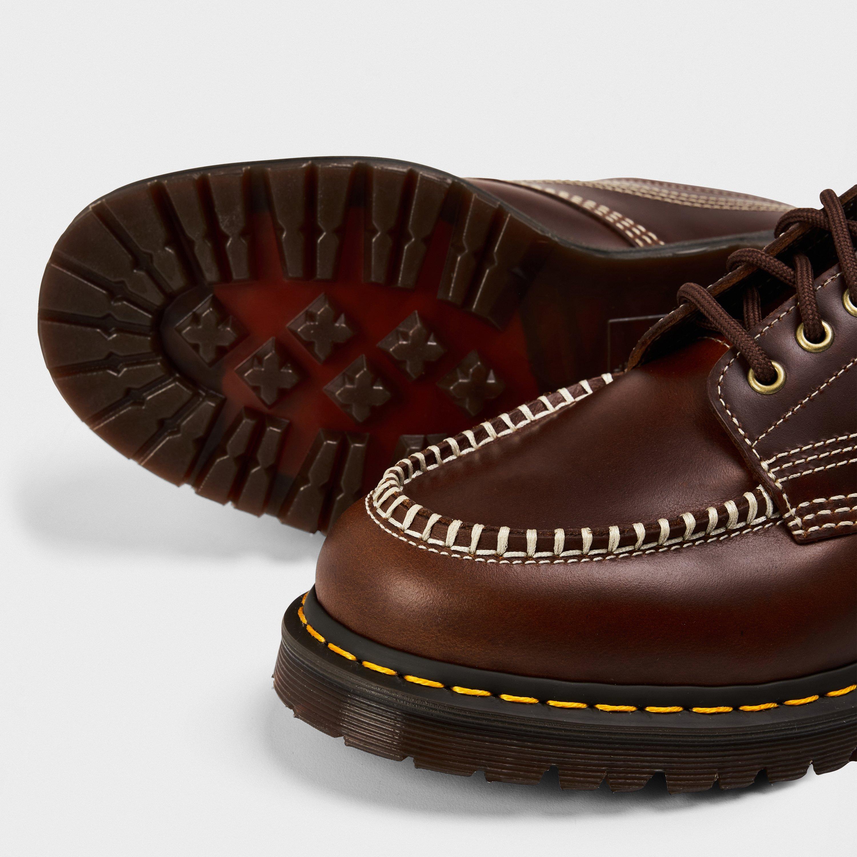 Butterscotch - Dr Martens - Lowell Moc Toe Shoe - 4