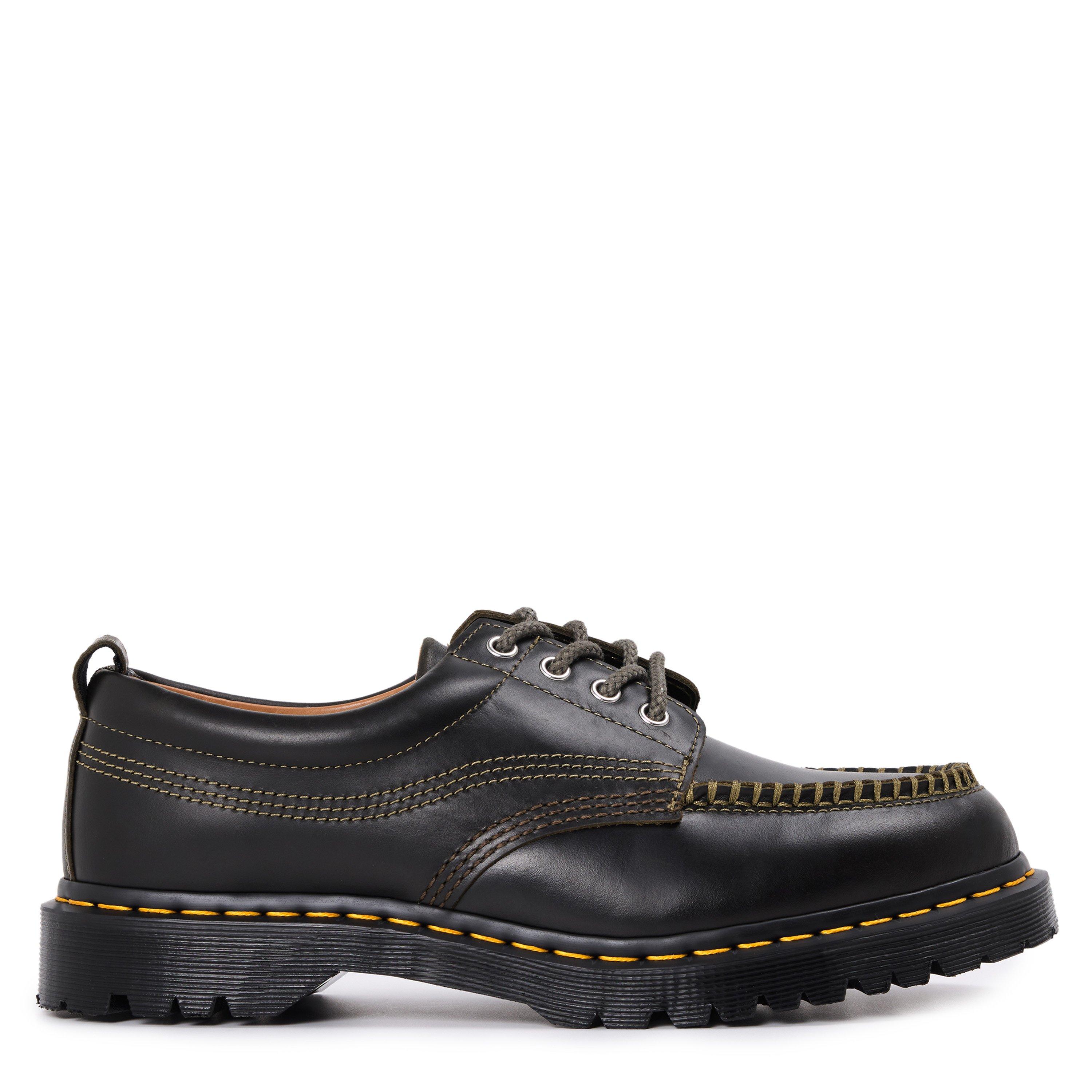 Dr. Martens Green Lowell 4 Eye Mayhem Leather Moc Toe Shoes Men's Size 8 - Image 2