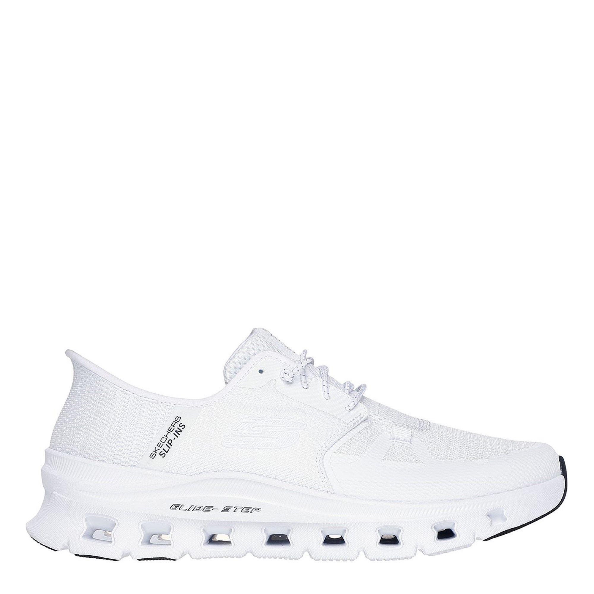 Weiß - Skechers - Glide-Step Pro Slip On Trainers Mens - 3
