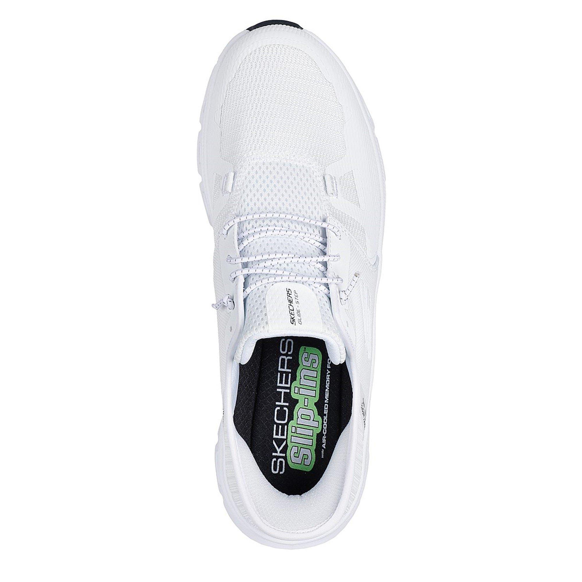 Weiß - Skechers - Glide-Step Pro Slip On Trainers Mens - 5