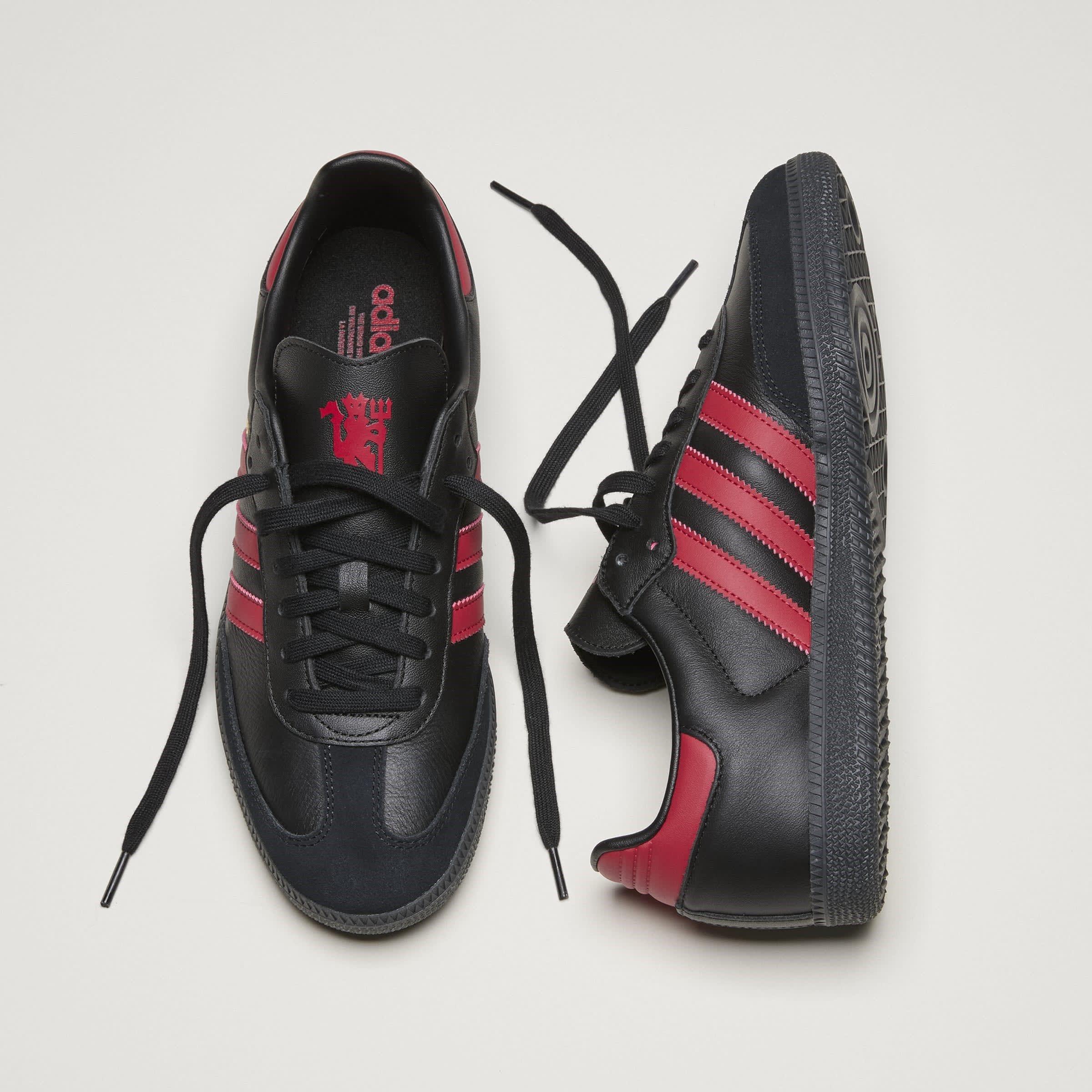Sort/Rød/Sort - adidas - Samba Club Shoes Mens - 12