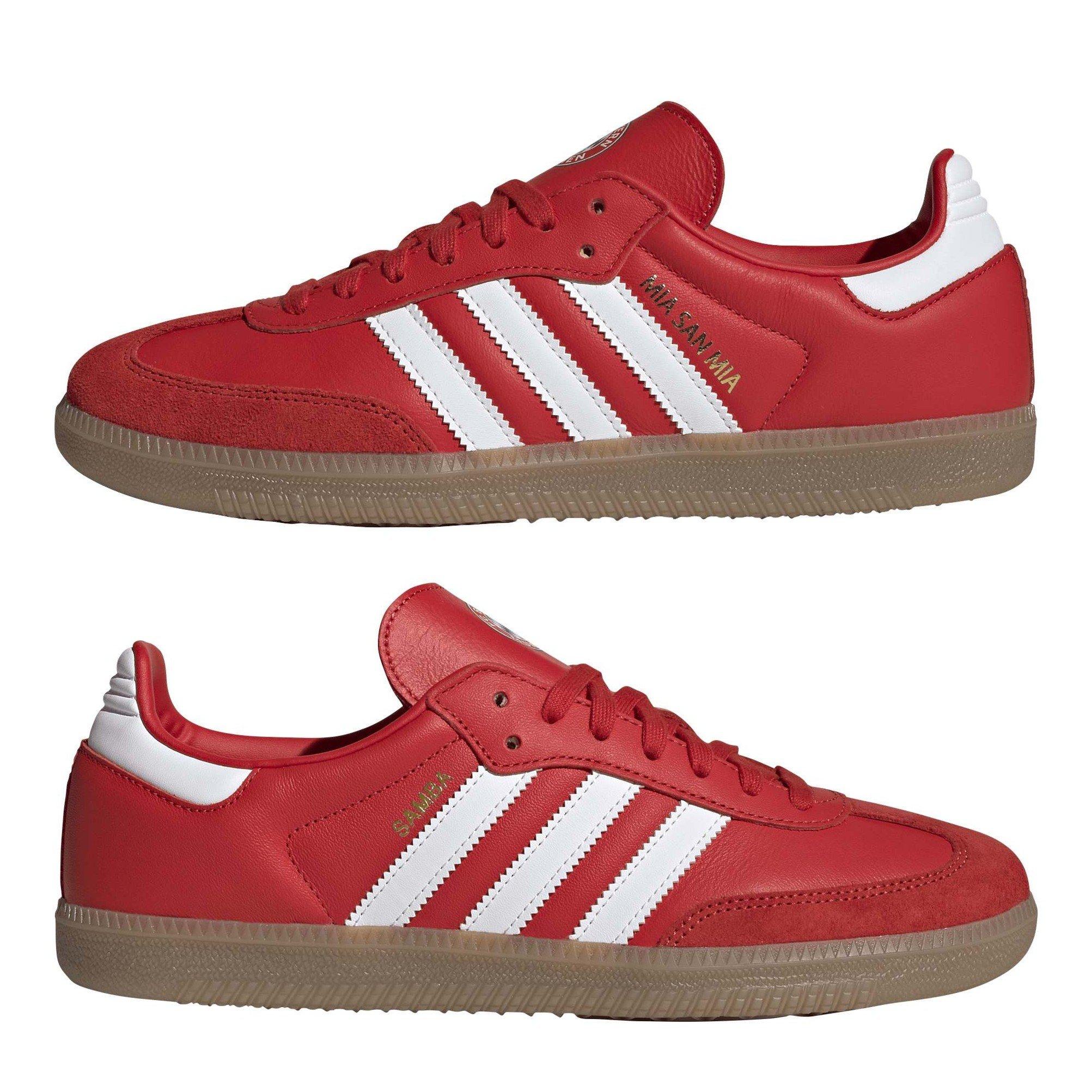 Vermelho/Branco/Vermelho - adidas - Samba Club Shoes Mens - 11