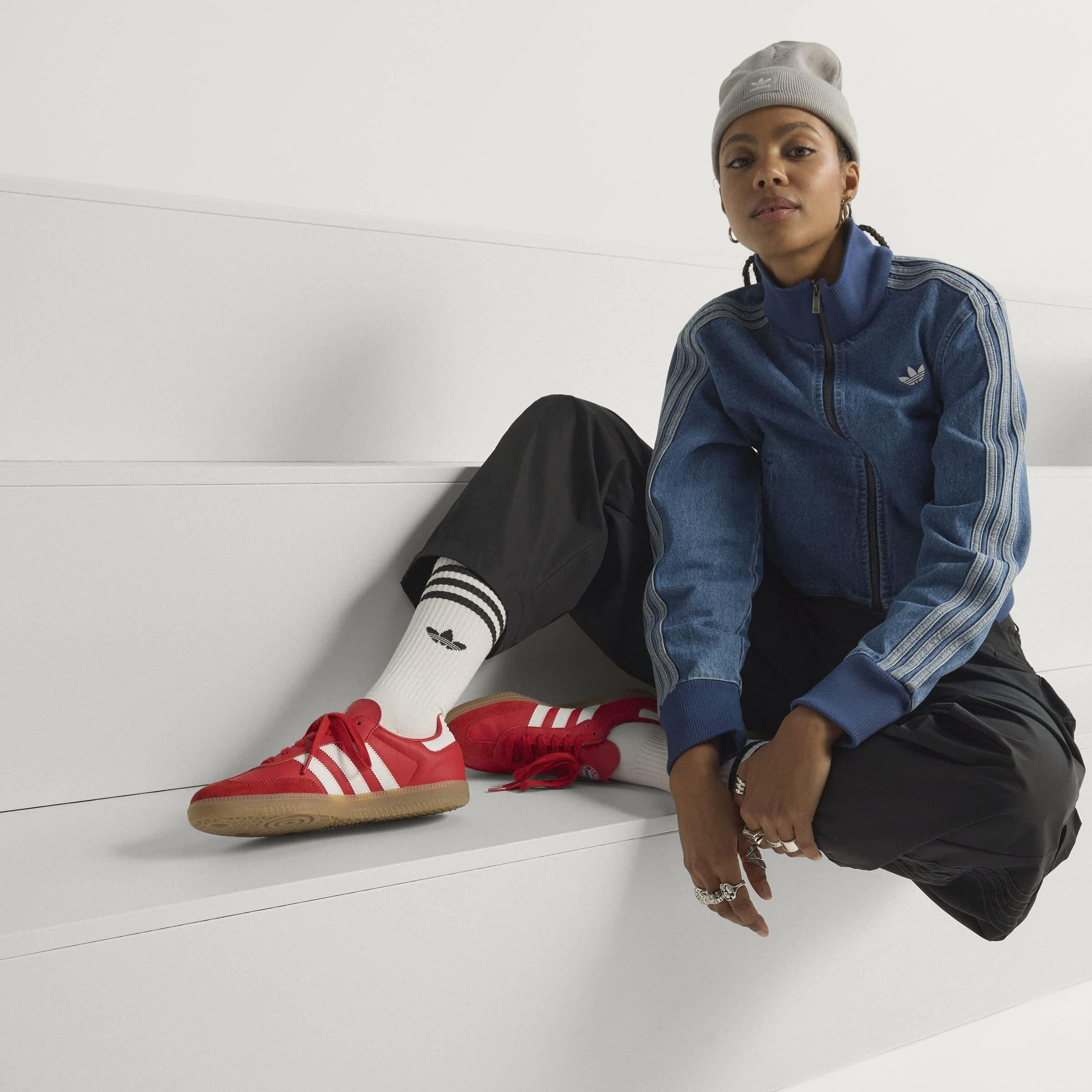 Vermelho/Branco/Vermelho - adidas - Samba Club Shoes Mens - 14
