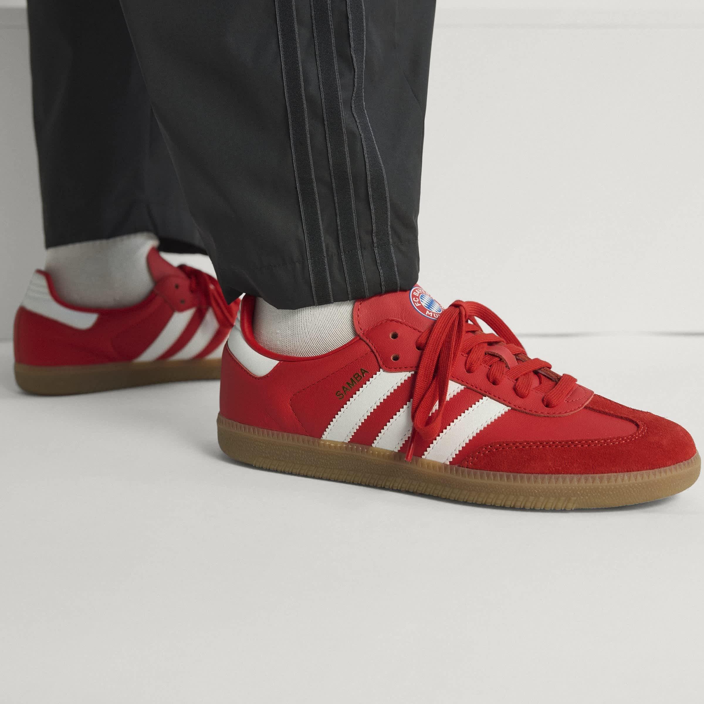 Vermelho/Branco/Vermelho - adidas - Samba Club Shoes Mens - 15
