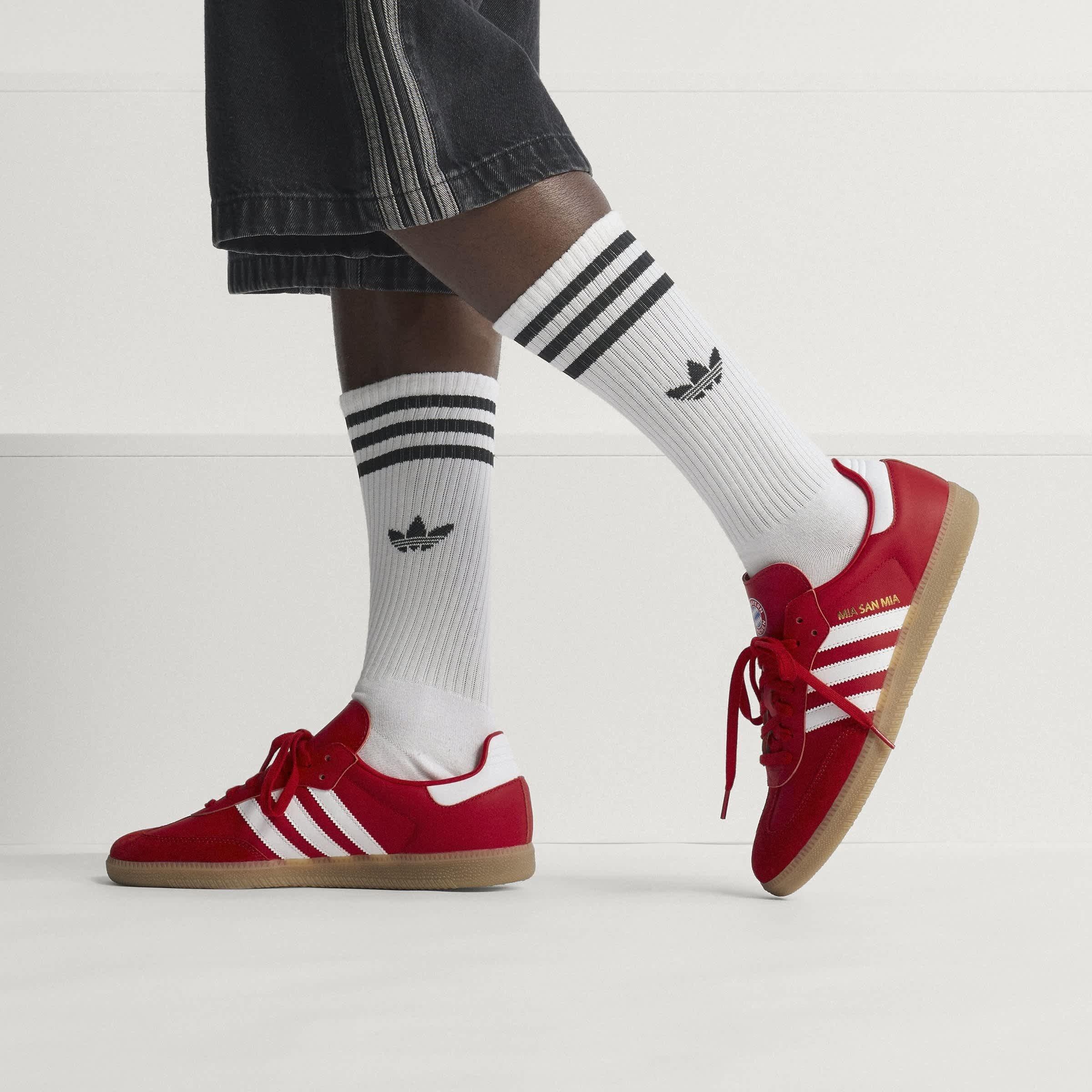 Vermelho/Branco/Vermelho - adidas - Samba Club Shoes Mens - 3