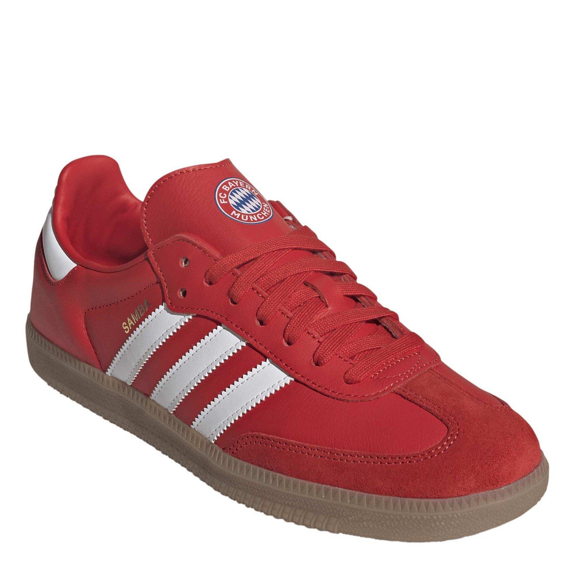 Vermelho/Branco/Vermelho - adidas - Samba Club Shoes Mens - 4