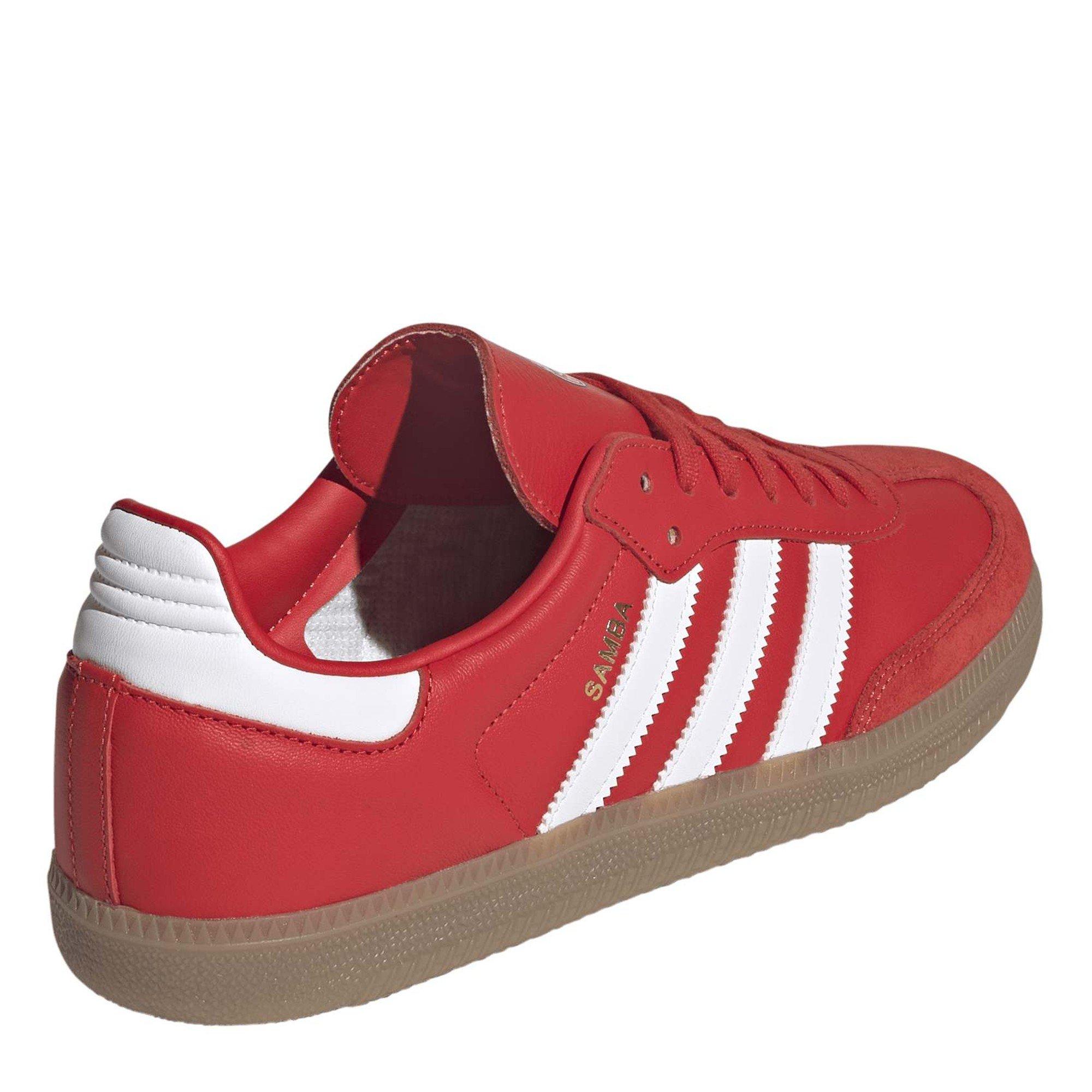 Vermelho/Branco/Vermelho - adidas - Samba Club Shoes Mens - 5
