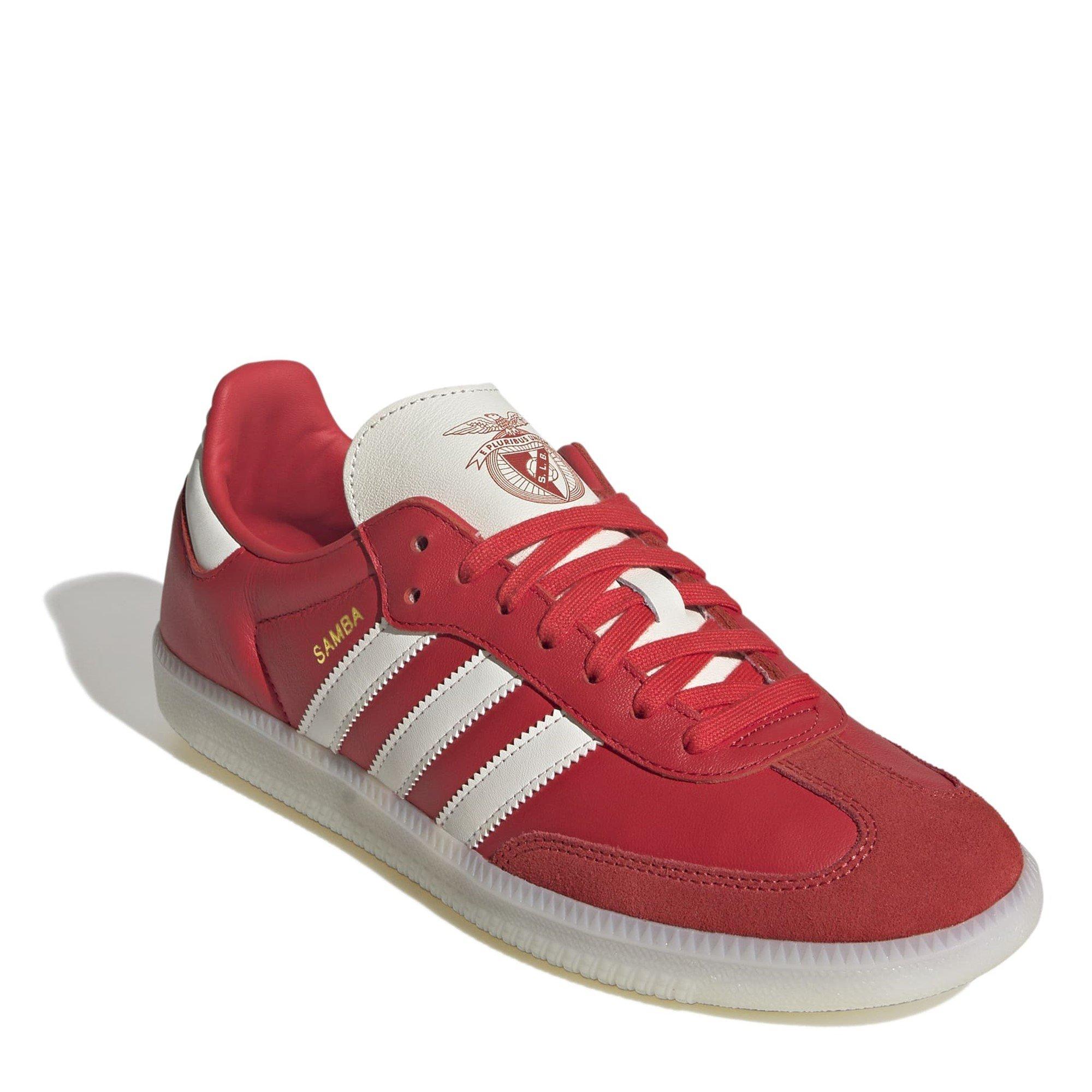 Red/Off White - adidas - Samba Club Shoes Mens - 3