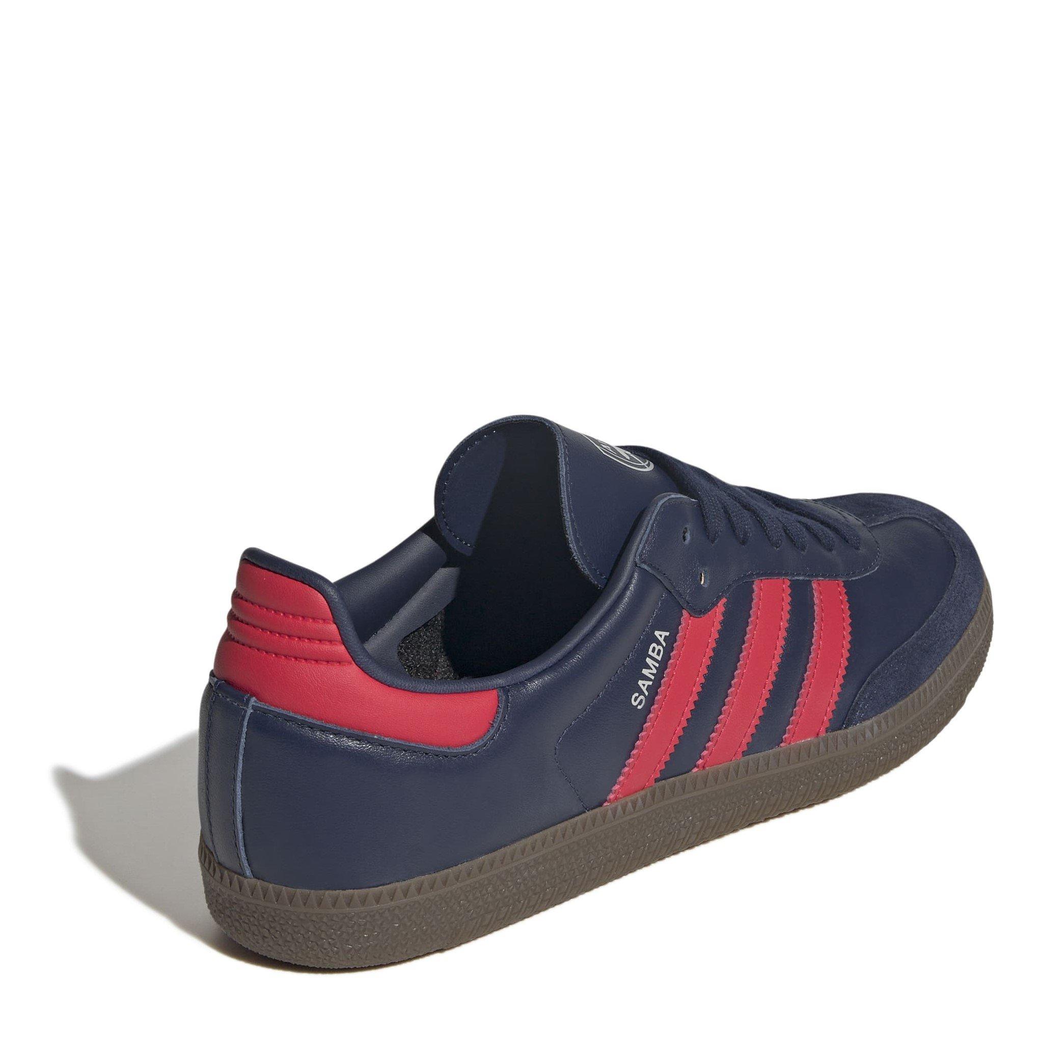 Indigo/Ruby/Gum - adidas - Samba Club Shoes Mens - 4