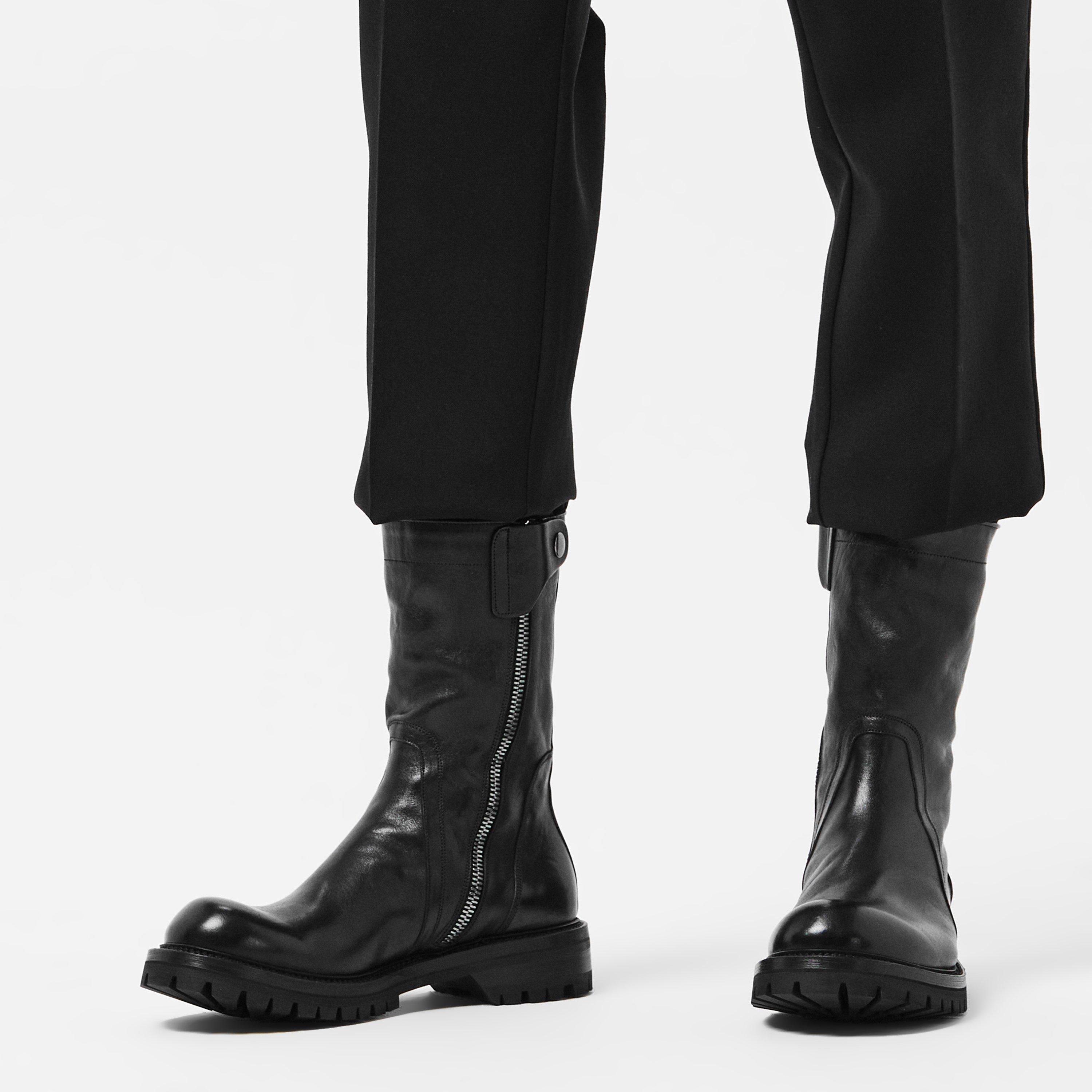 Black 09 - Rick Owens - Men's Army Chelsea Boots - 3