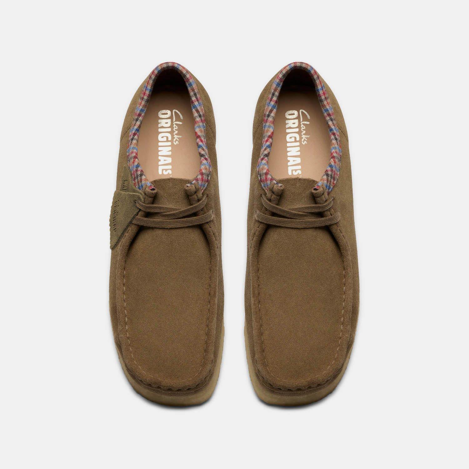 Brown - Clarks Originals - Men's Wallabee Boat Shoes - 6