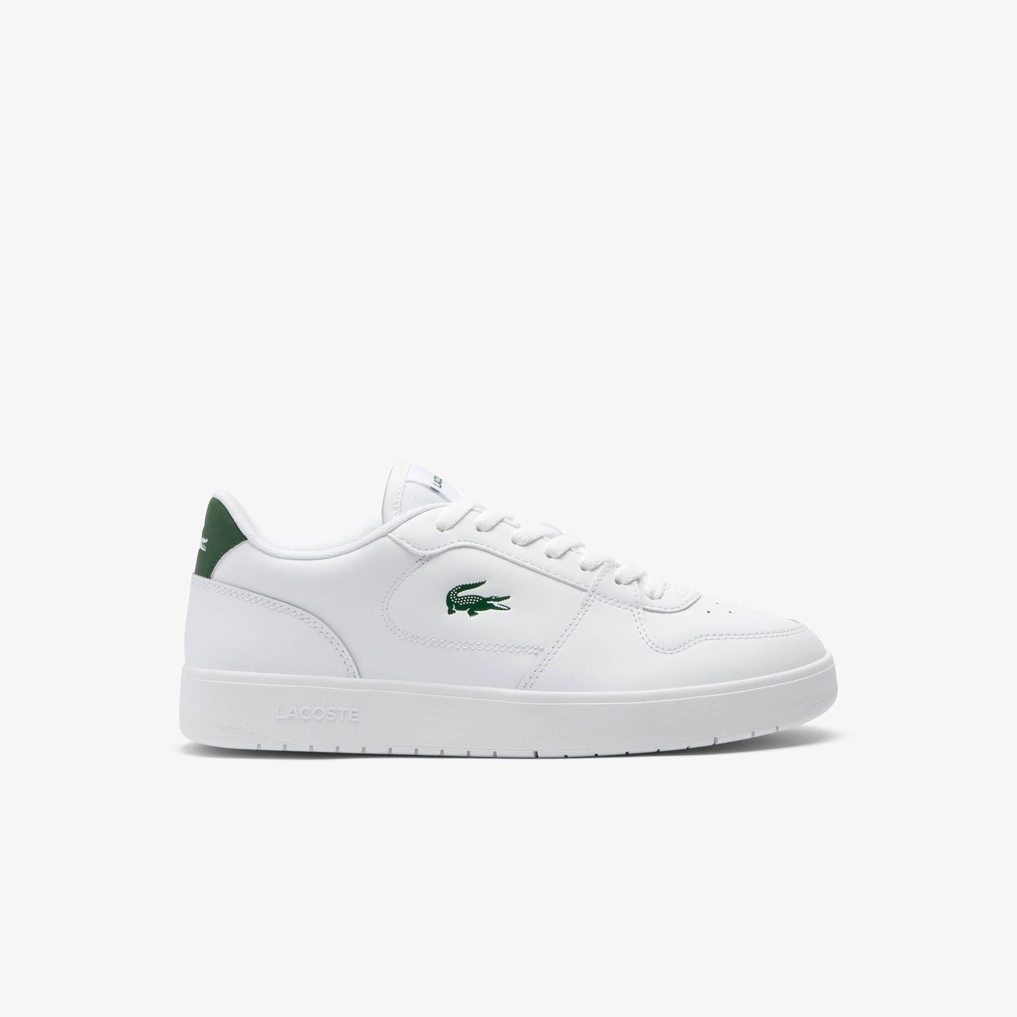 Lacoste Court Ace Sneakers - White/Grn 1R5 - Size 7 (40.5)