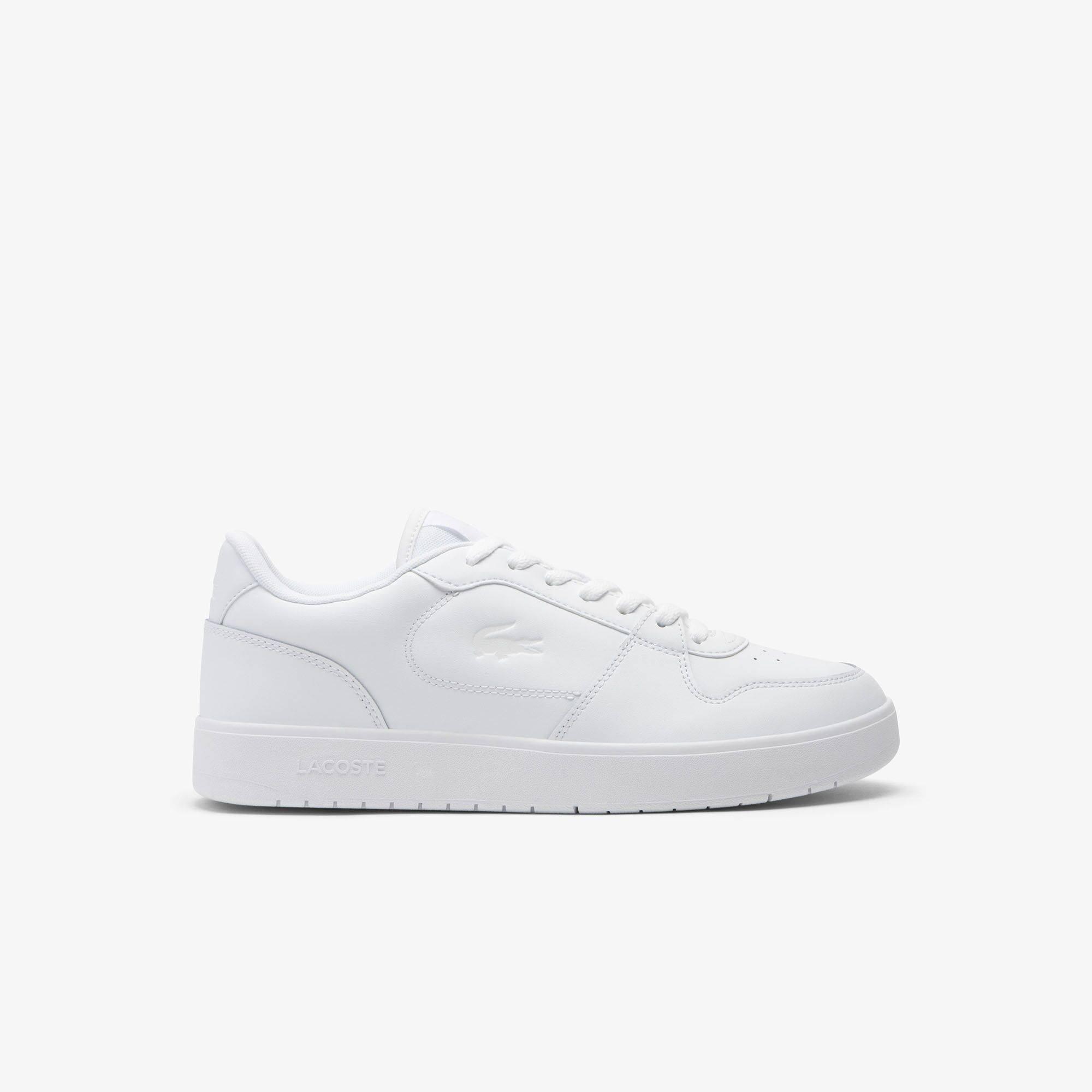 Lacoste Court Ace Sneakers - Wht/Wht 21G - Size 10 (44.5)