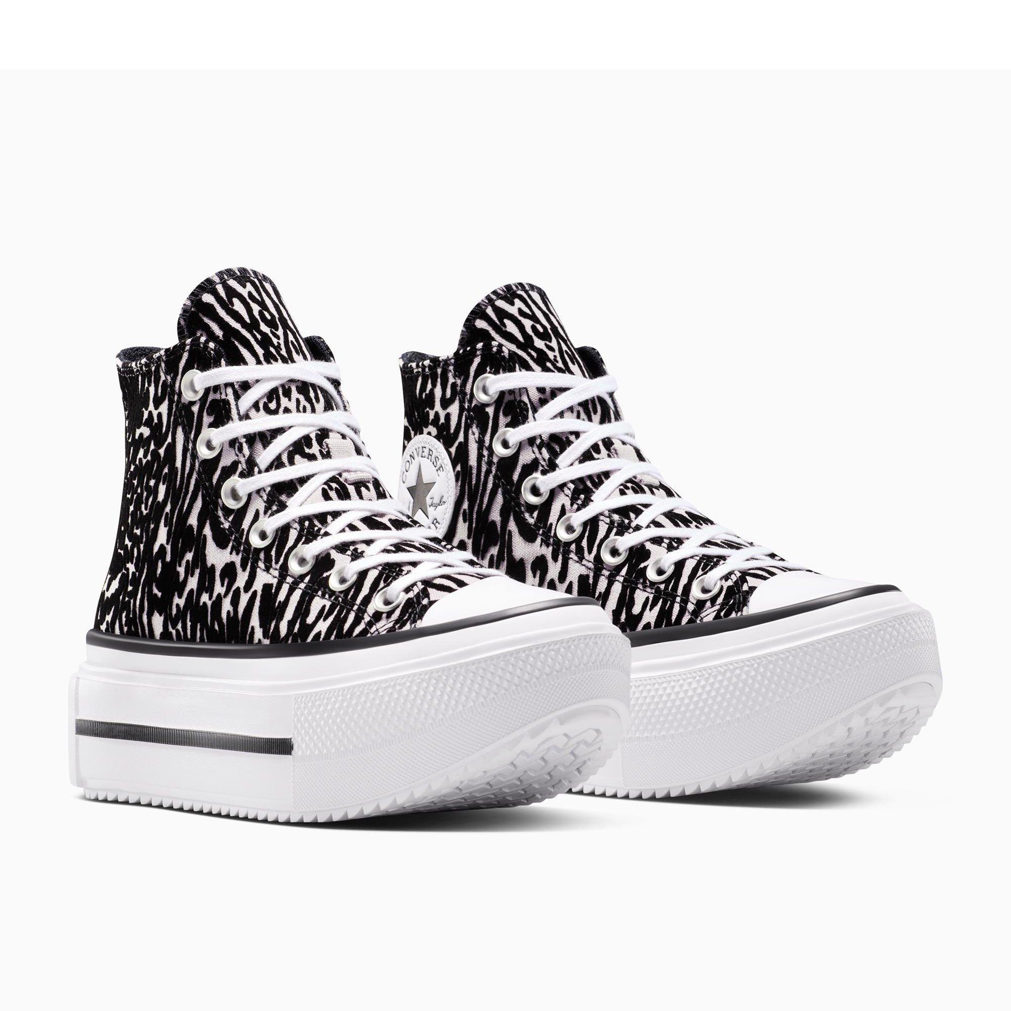 001-Black/Fro - Converse - Unisex Chuck Taylor All Star Lif Platform Trainers - 4