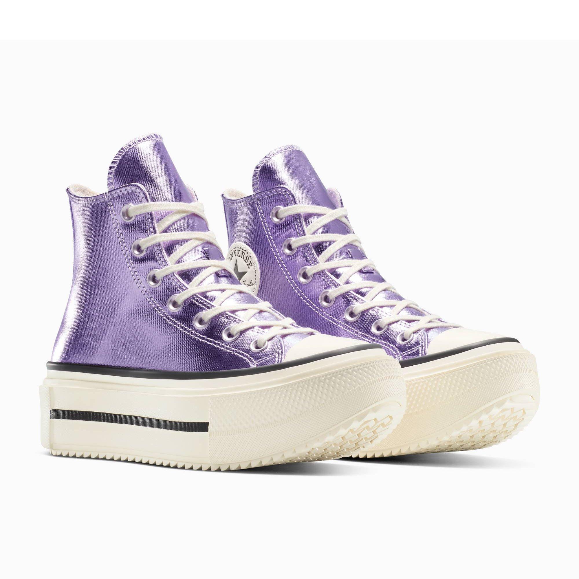 522-Light Pur - Converse - Unisex Chuck Taylor All Star Lif Platform Trainers - 4