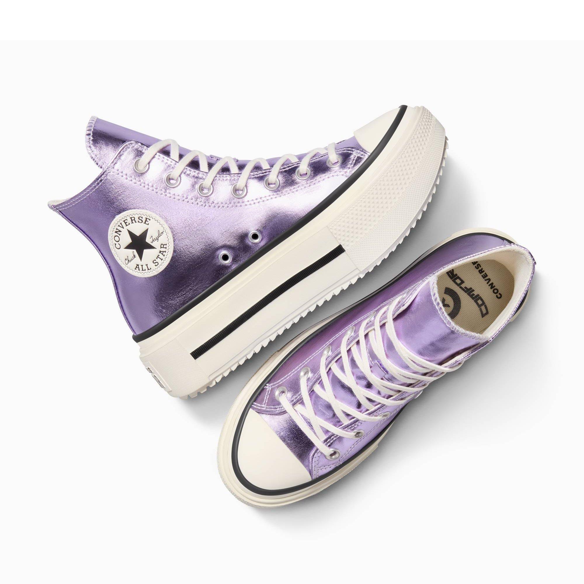 522-Light Pur - Converse - Unisex Chuck Taylor All Star Lif Platform Trainers - 5