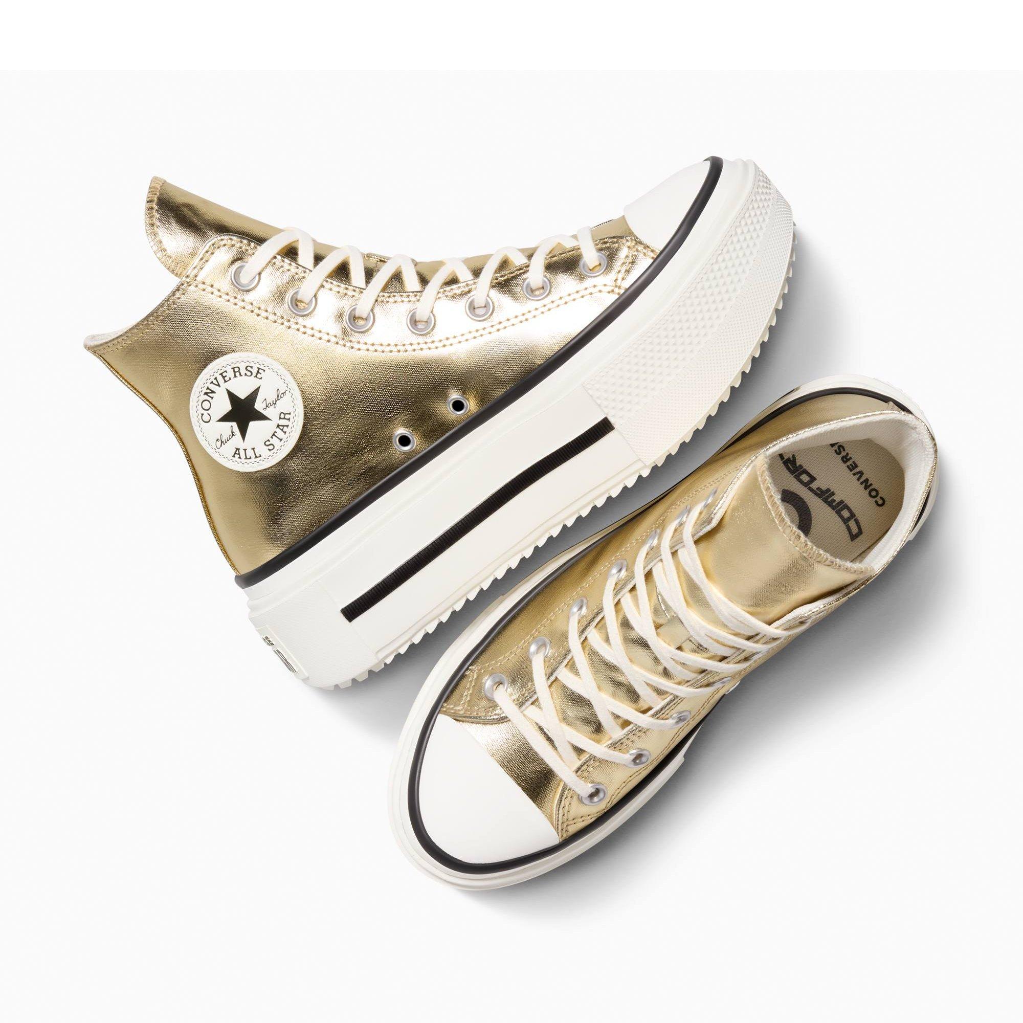 752-Metallic - Converse - Unisex Chuck Taylor All Star Lif Platform Trainers - 3