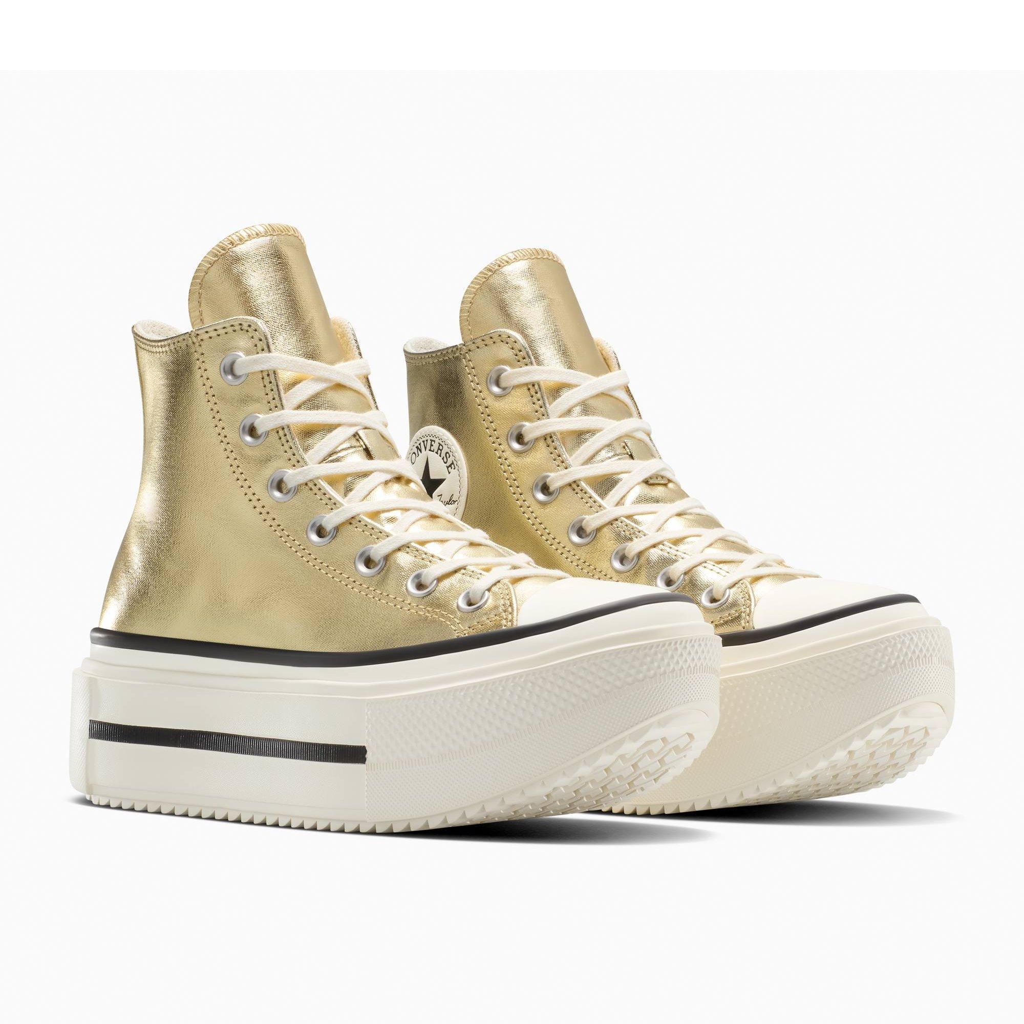 752-Metallic - Converse - Unisex Chuck Taylor All Star Lif Platform Trainers - 4