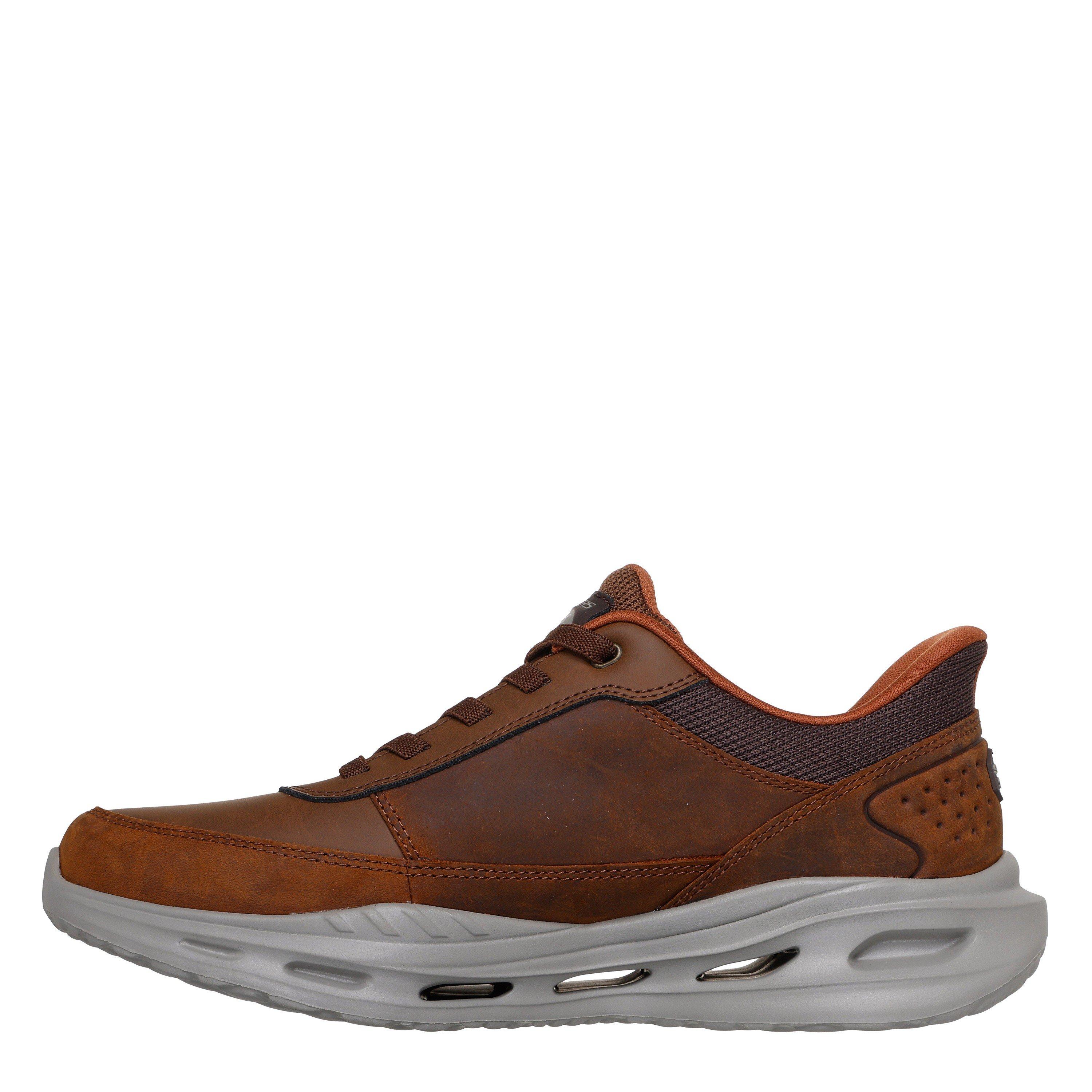 Châtaigne - Skechers - Men's Orvan Slip-Ins Arch Fit Low-Top Trainers - 2
