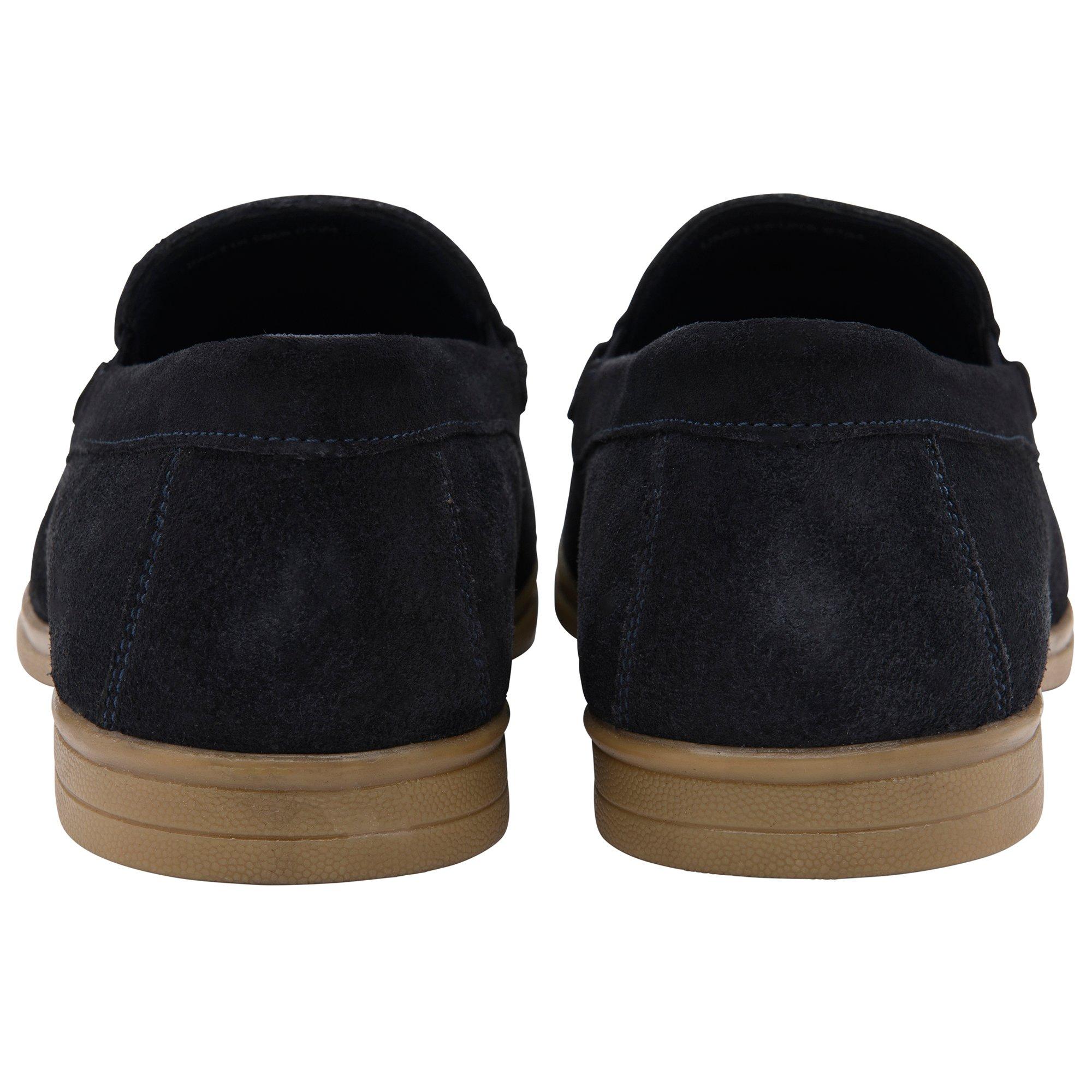 Navy Suede - Lotus Shoes - Men's Drakon Shoe Loafers - 3