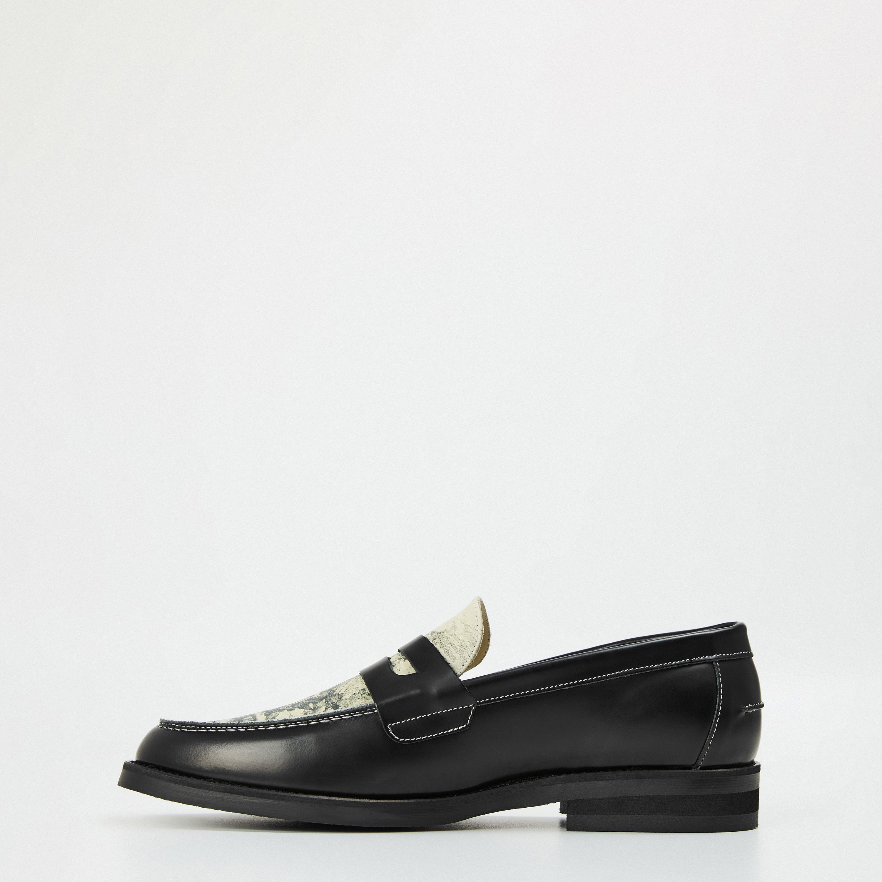 Black/White - Duke and Dexter - Men's Loafers - 2