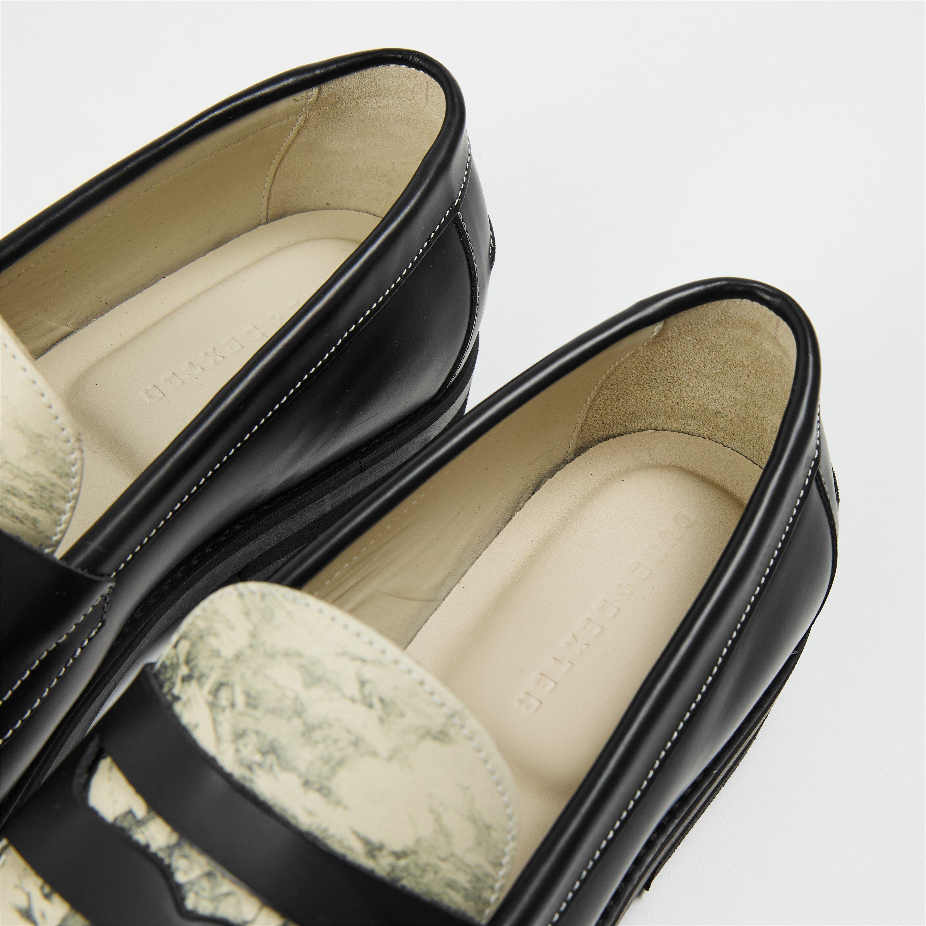 Black/White - Duke and Dexter - Men's Loafers - 4