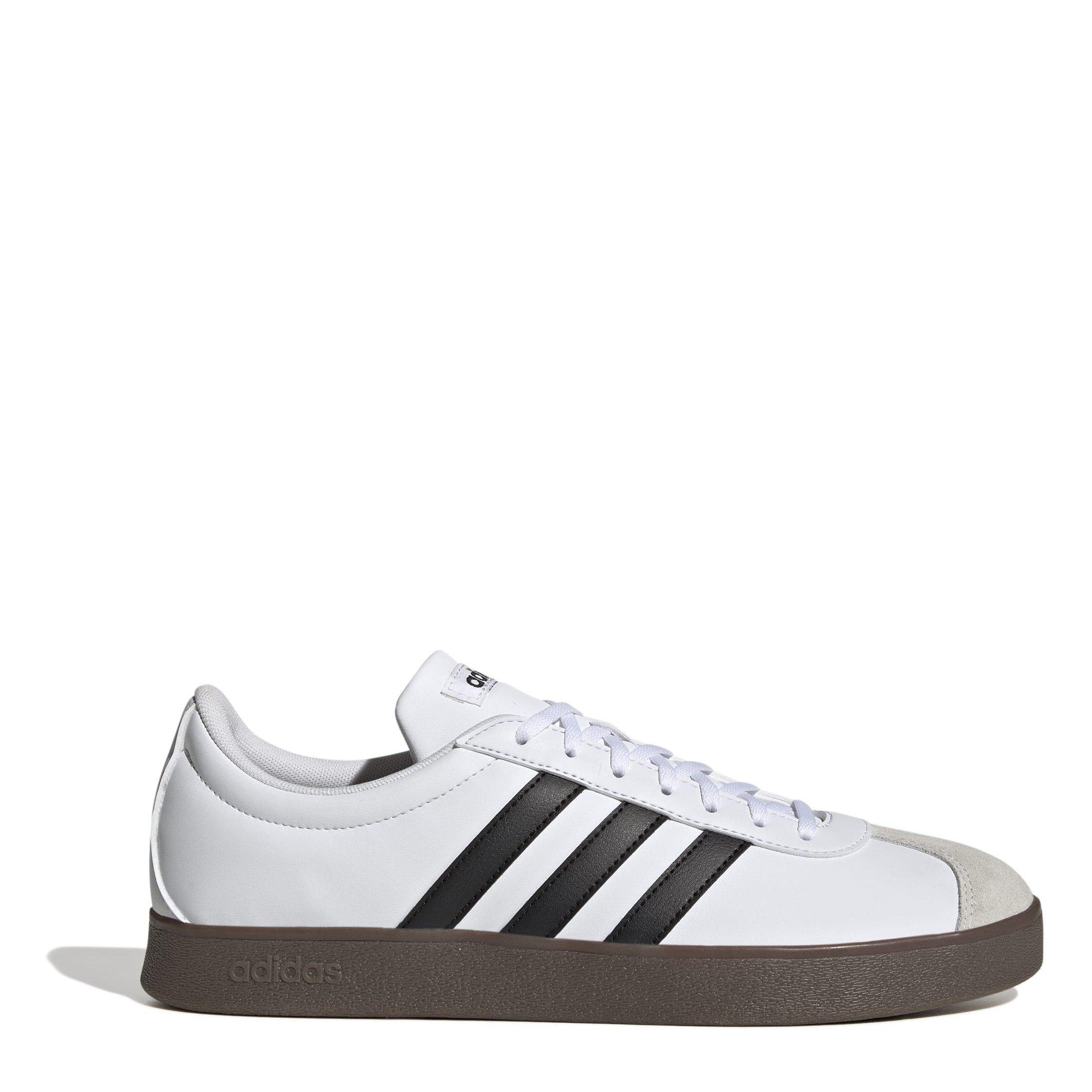 Wit/Zwart - adidas - VL Court Base Shoes Mens - 1