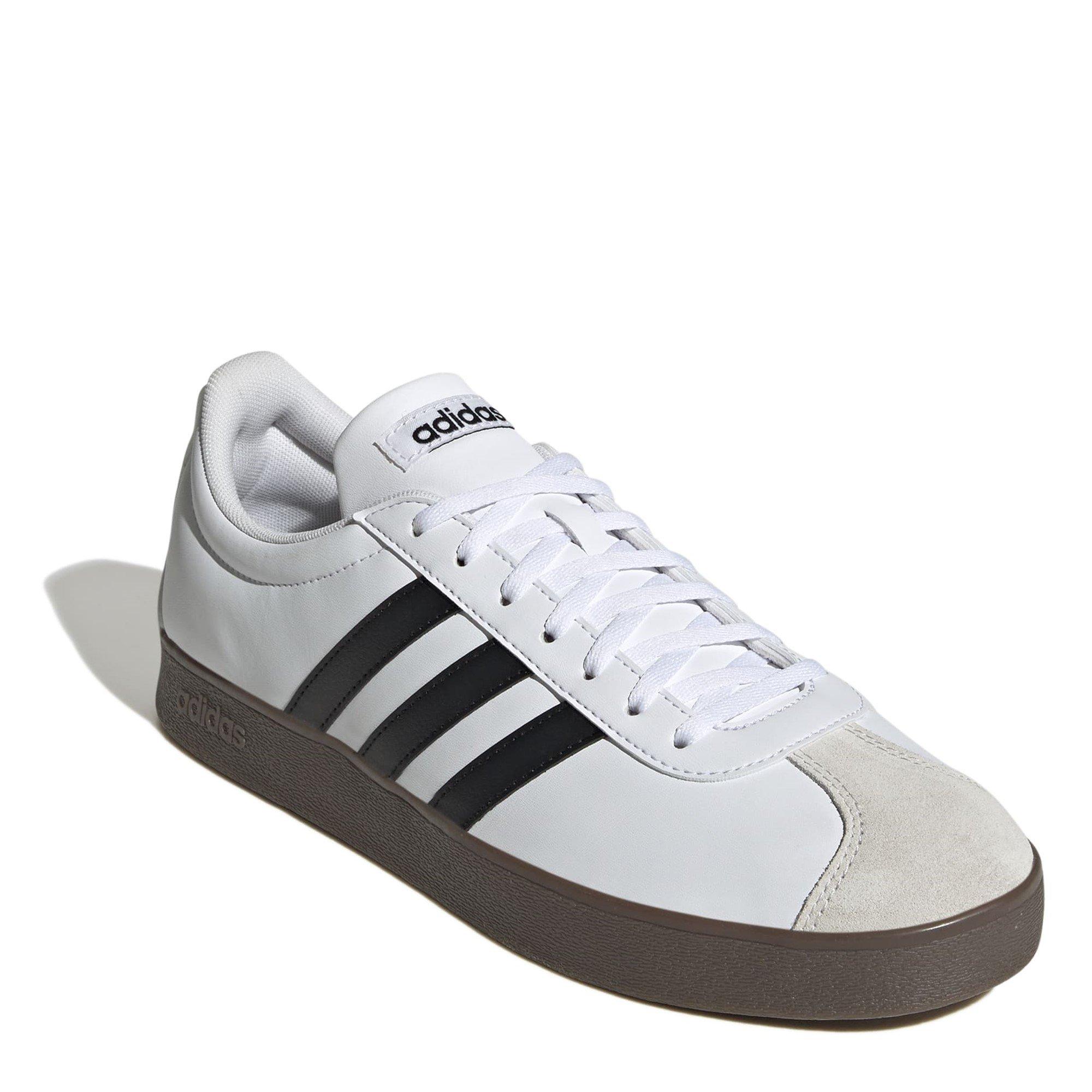 White/Black - adidas - VL Court Base Shoes Mens - 3