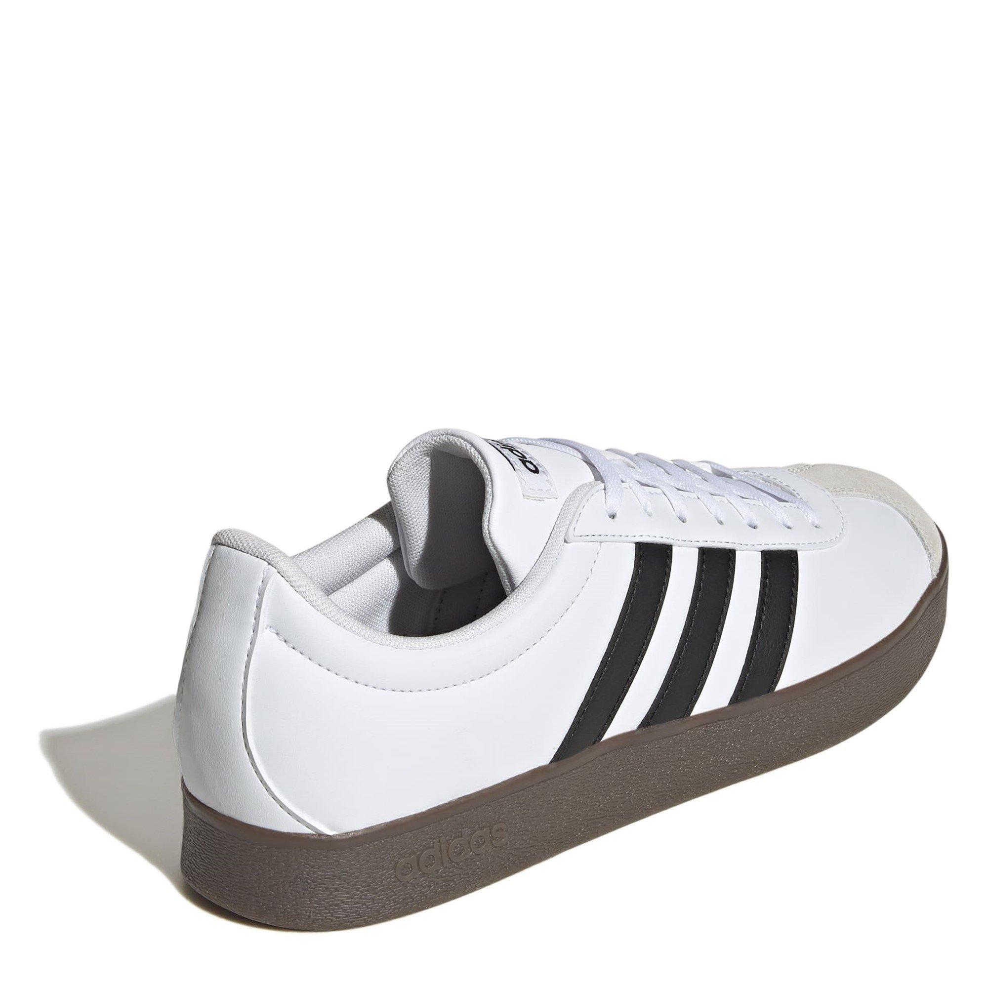 White/Black - adidas - VL Court Base Shoes Mens - 4