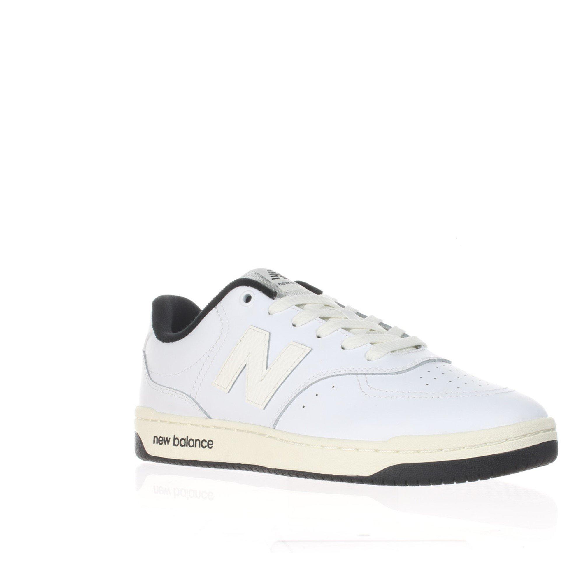 White/Seasalt - New Balance - Mens B80 Court - 4