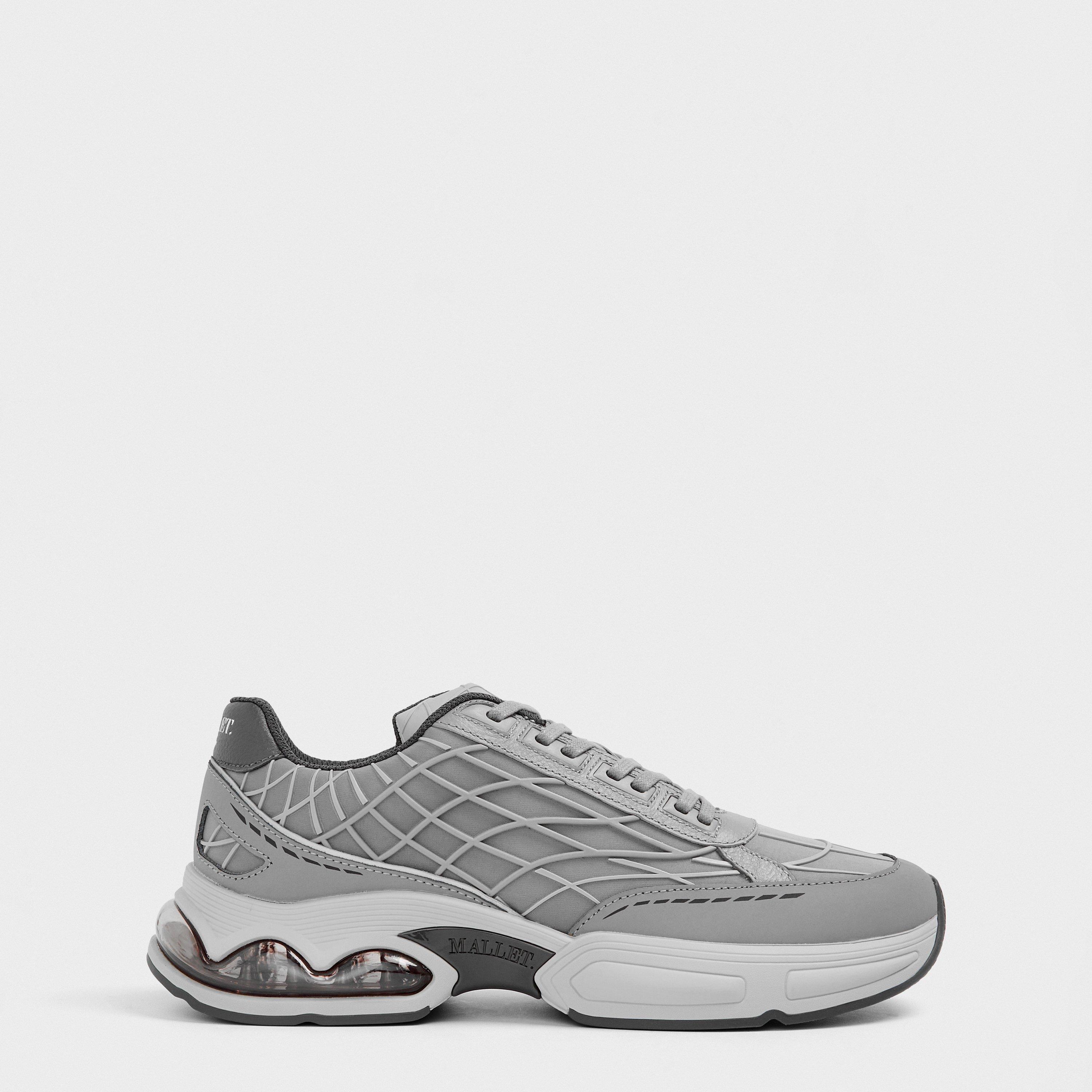 Mallet Men's Neptune Chunky Sole Chunky Trainers - Slate - 6 (40)