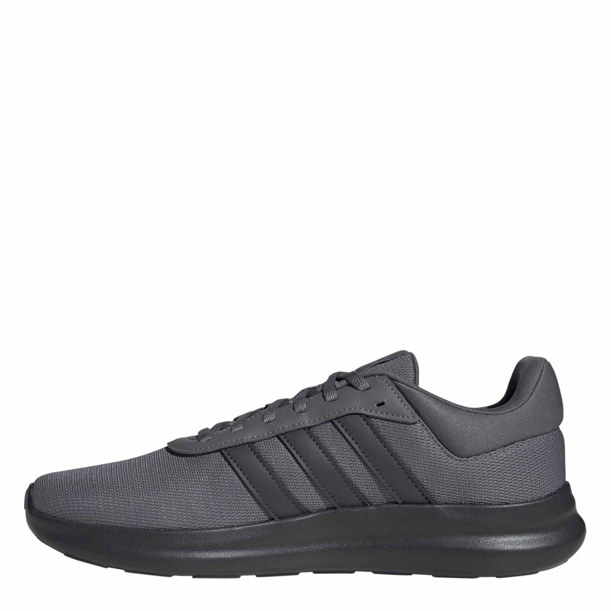 Grey/Carbon - adidas - Lite Racer 4.0 Mens Shoes - 2