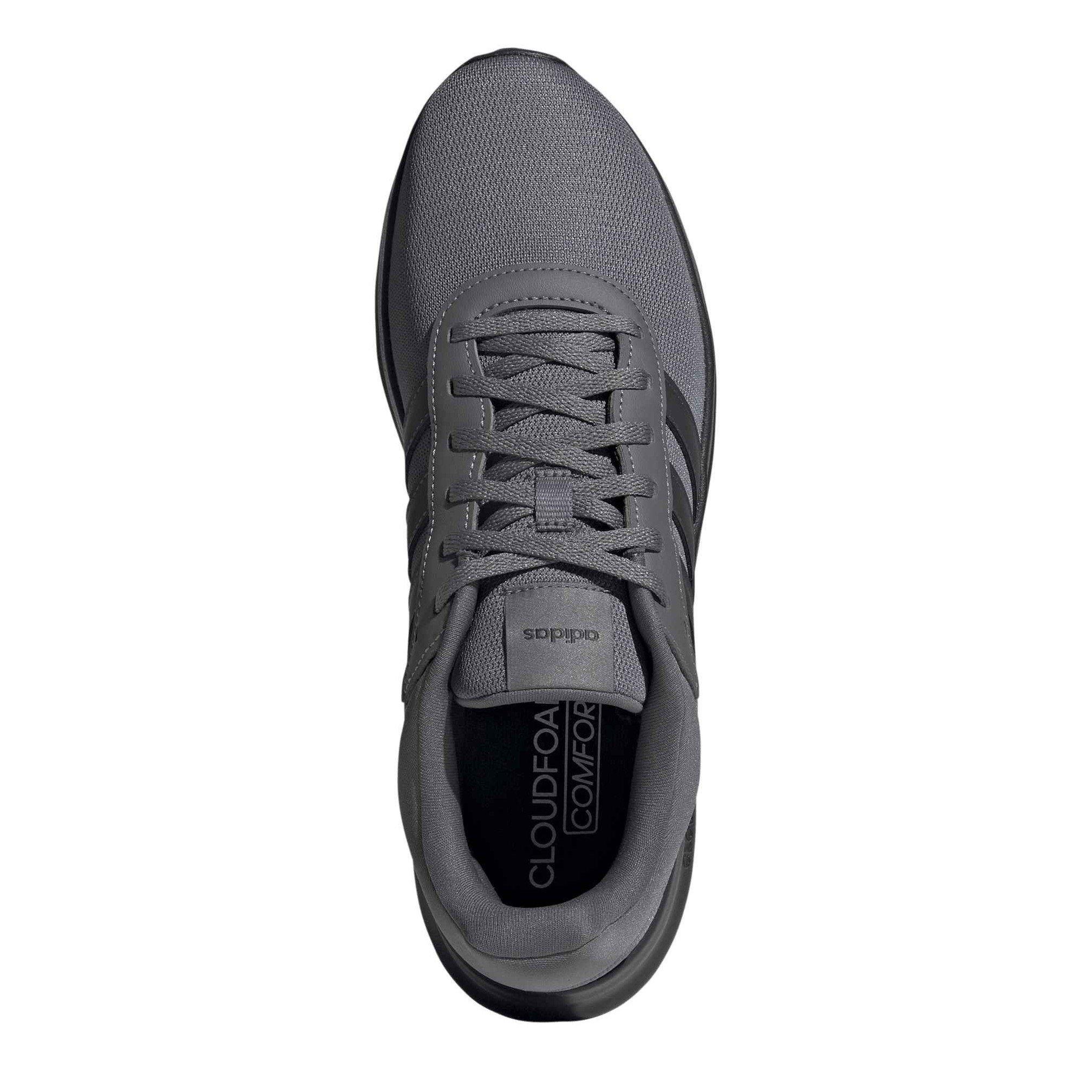 Grey/Carbon - adidas - Lite Racer 4.0 Mens Shoes - 5