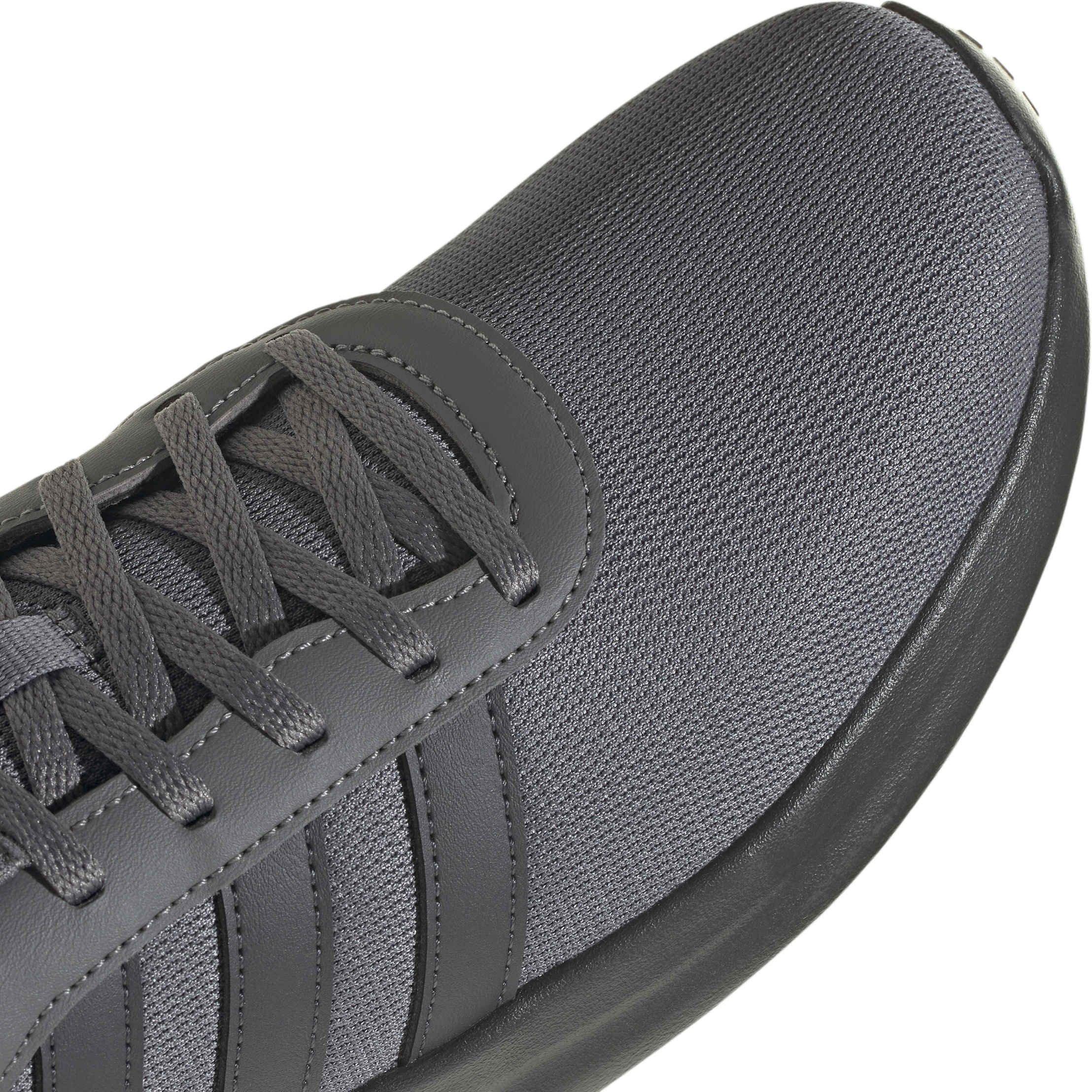 Grey/Carbon - adidas - Lite Racer 4.0 Mens Shoes - 8