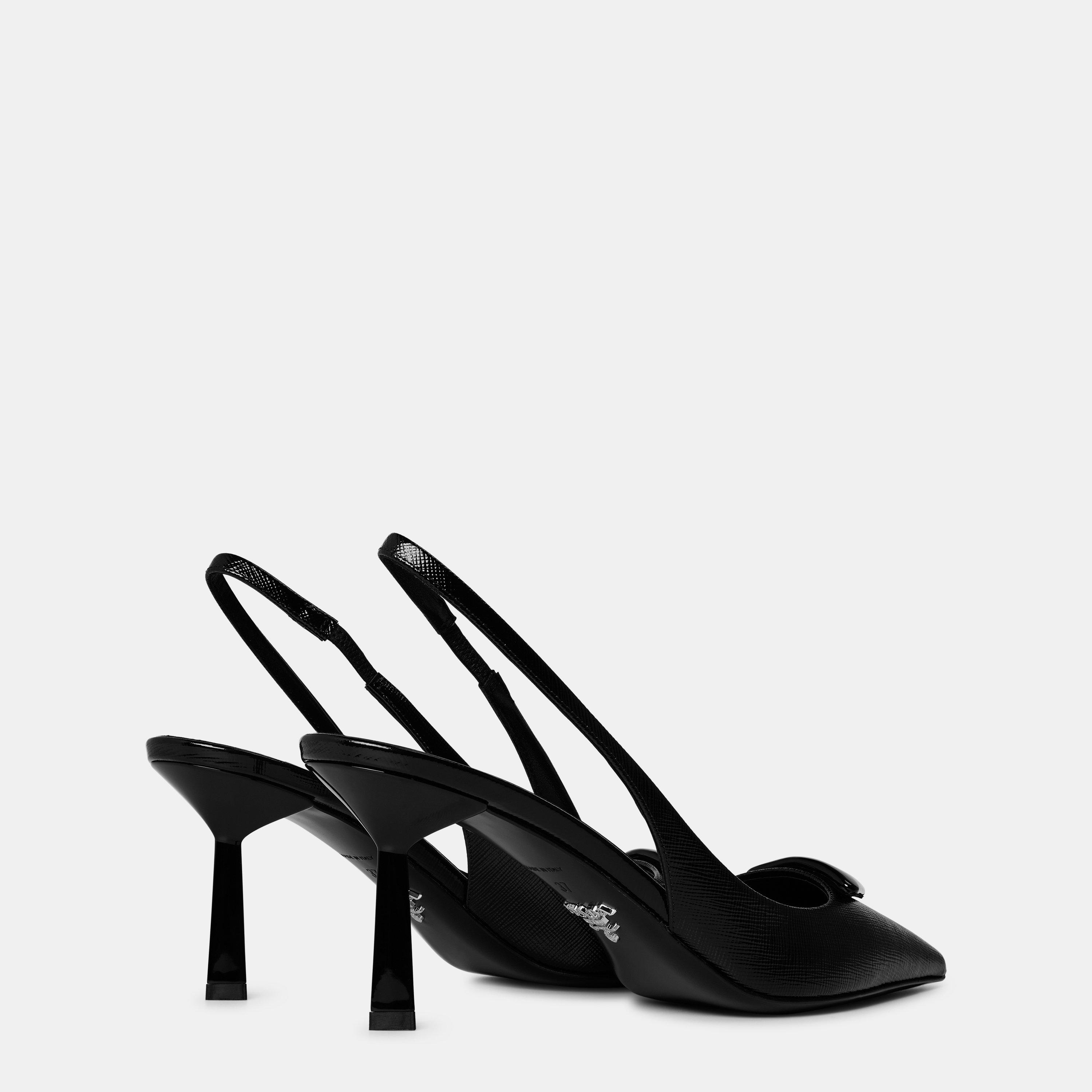 Nero - Prada - Slingback Pumps - 4