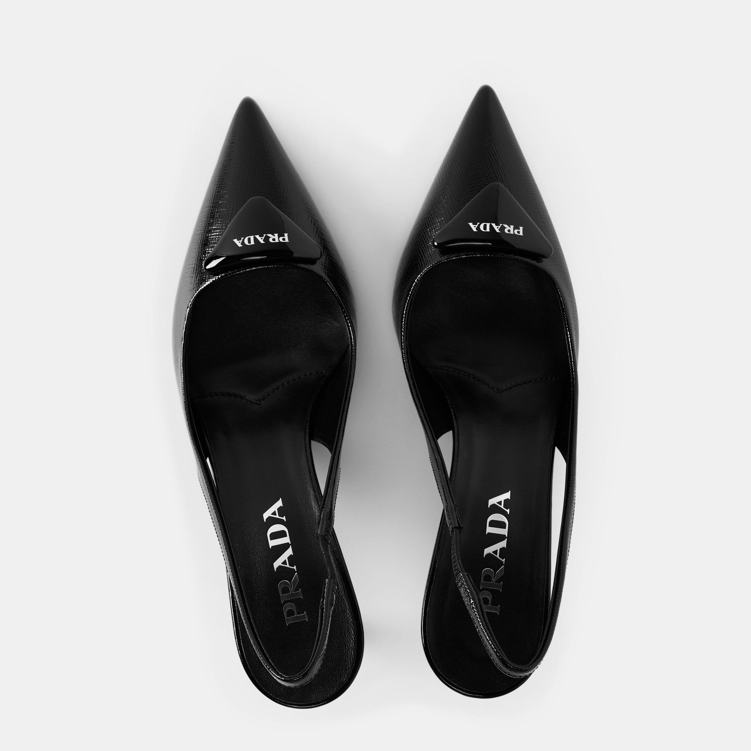 Nero - Prada - Slingback Pumps - 5