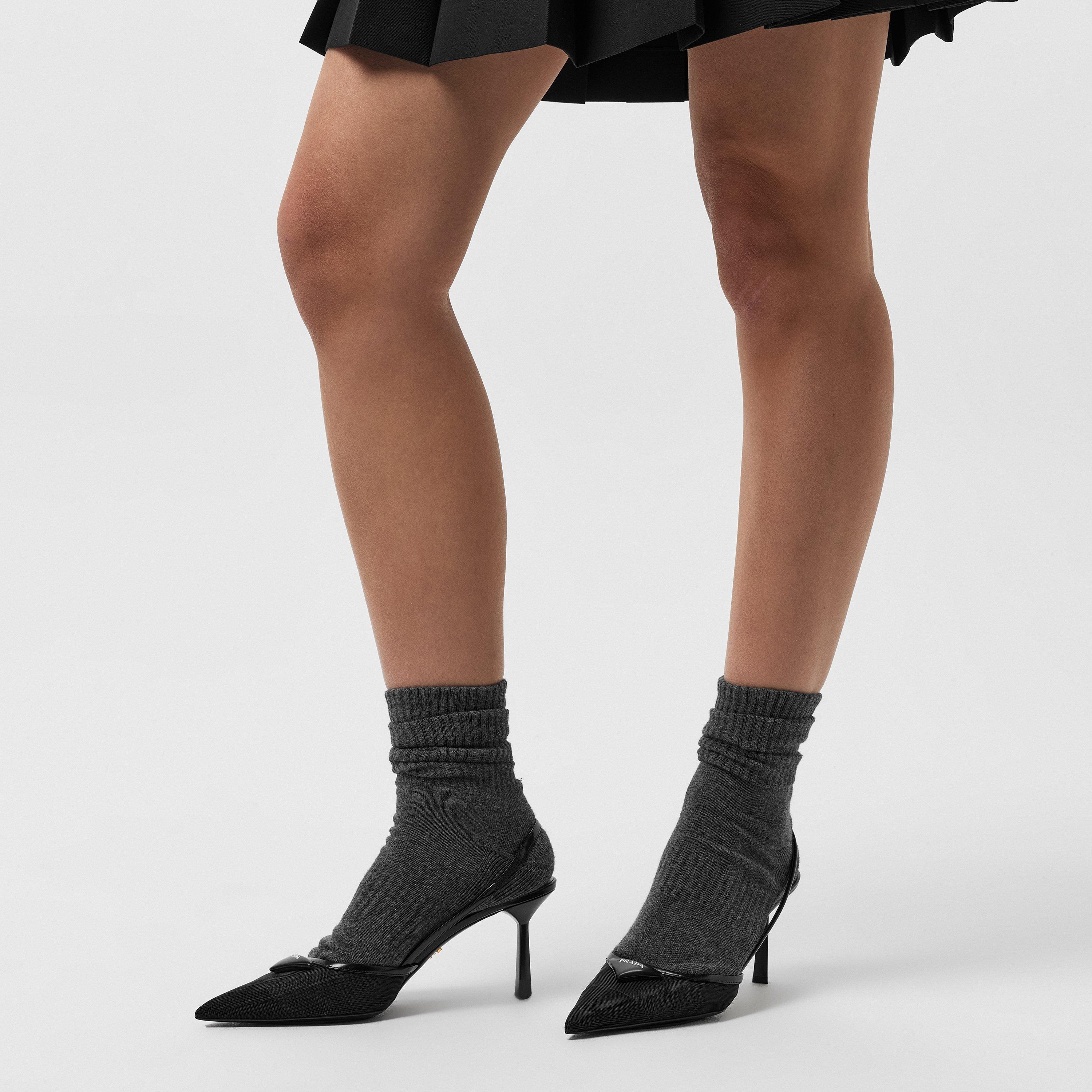 Nero - Prada - Mesh Slingbacks - 3