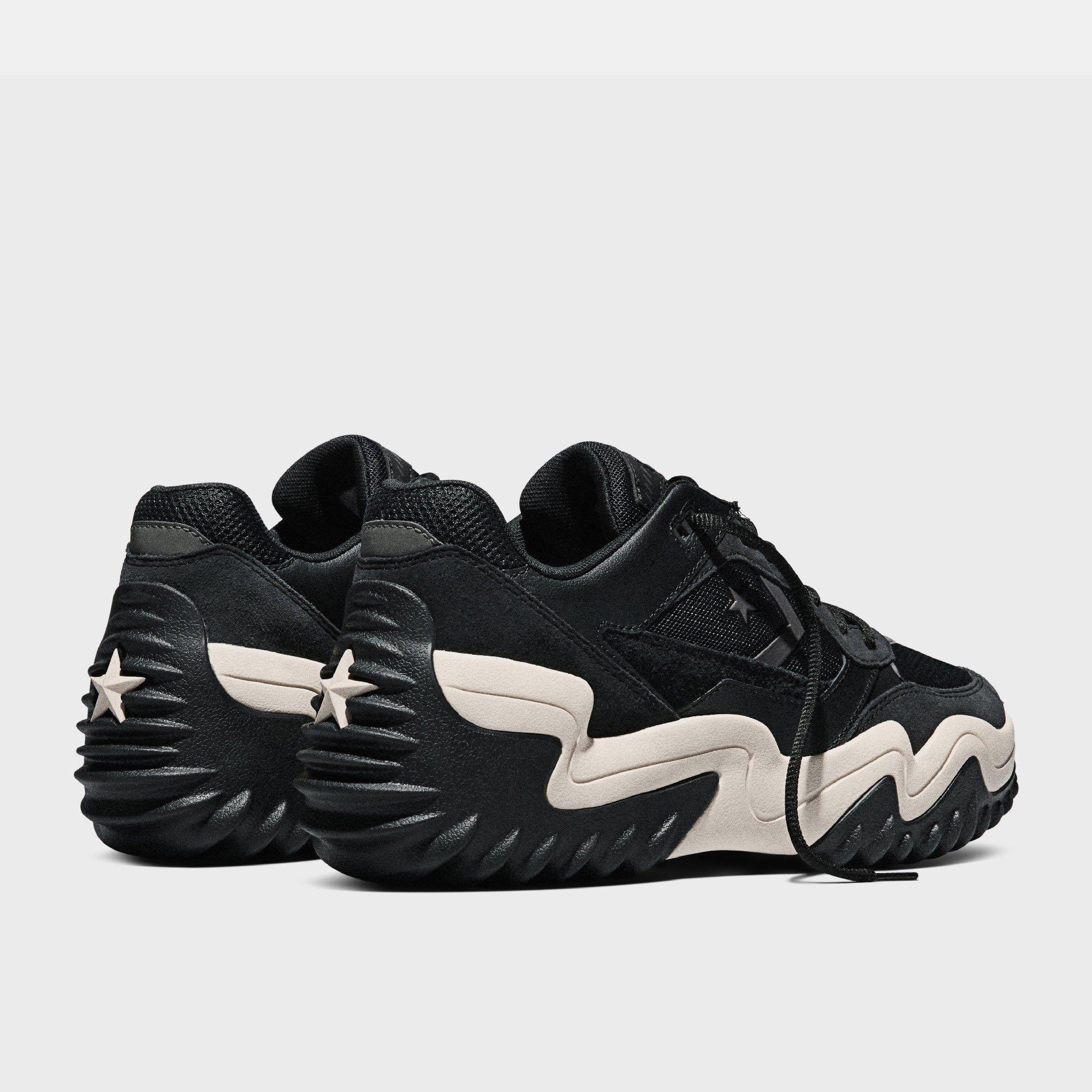 001-Black - Converse - Unisex Wave Motion Platform Trainers - 4