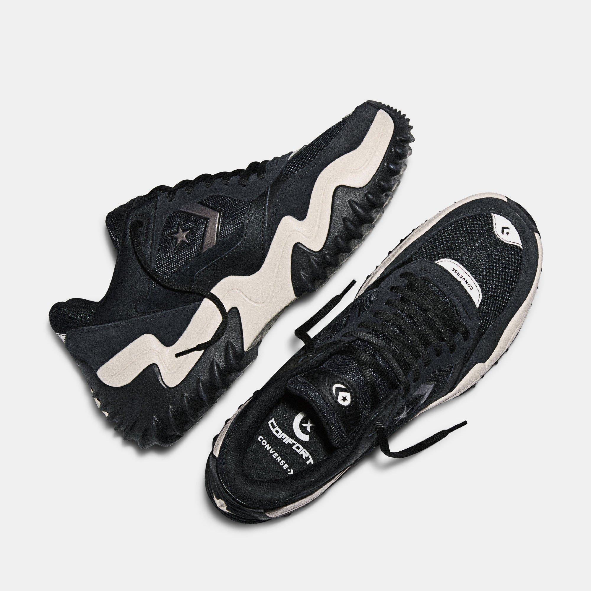 001-Black - Converse - Unisex Wave Motion Platform Trainers - 5