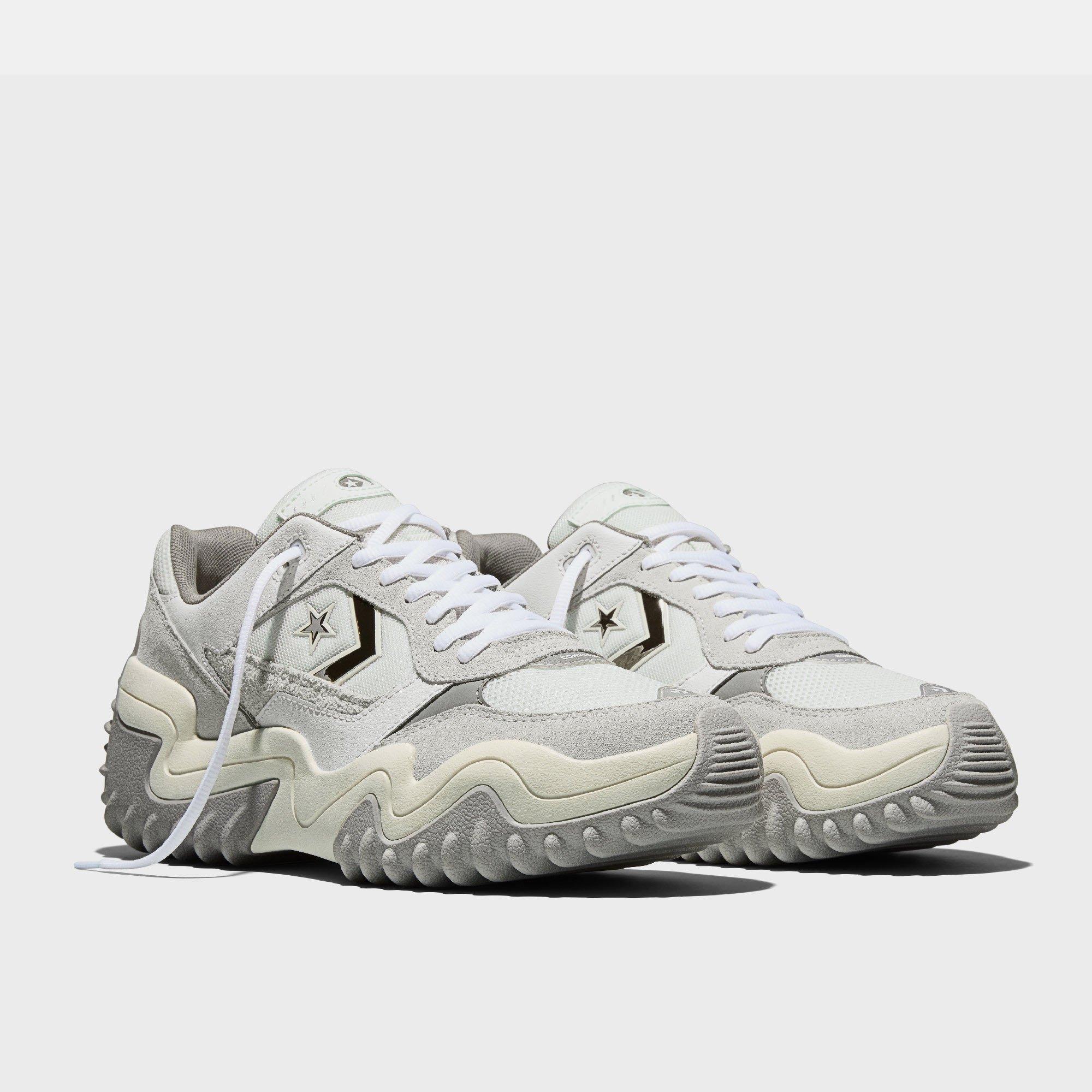 103-Cream - Converse - Unisex Wave Motion Platform Trainers - 2