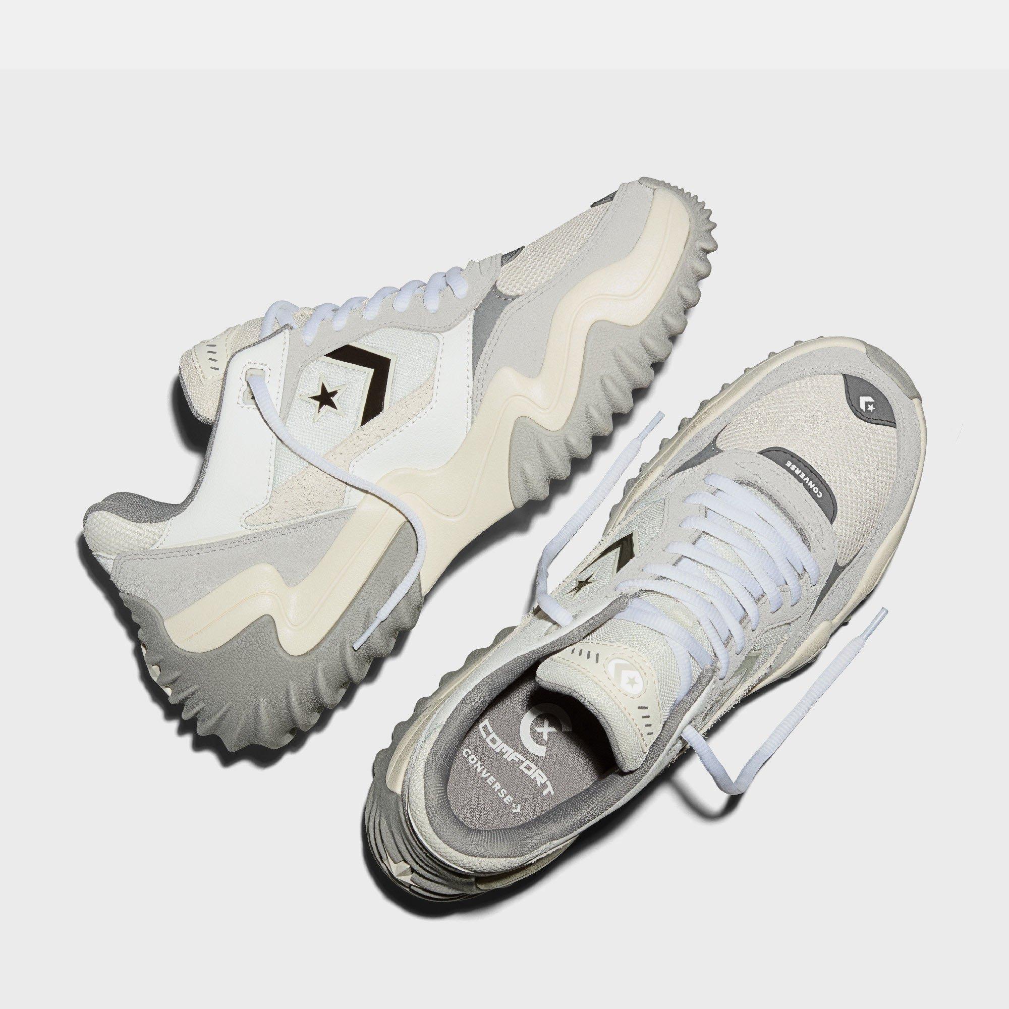 103-Cream - Converse - Unisex Wave Motion Platform Trainers - 4