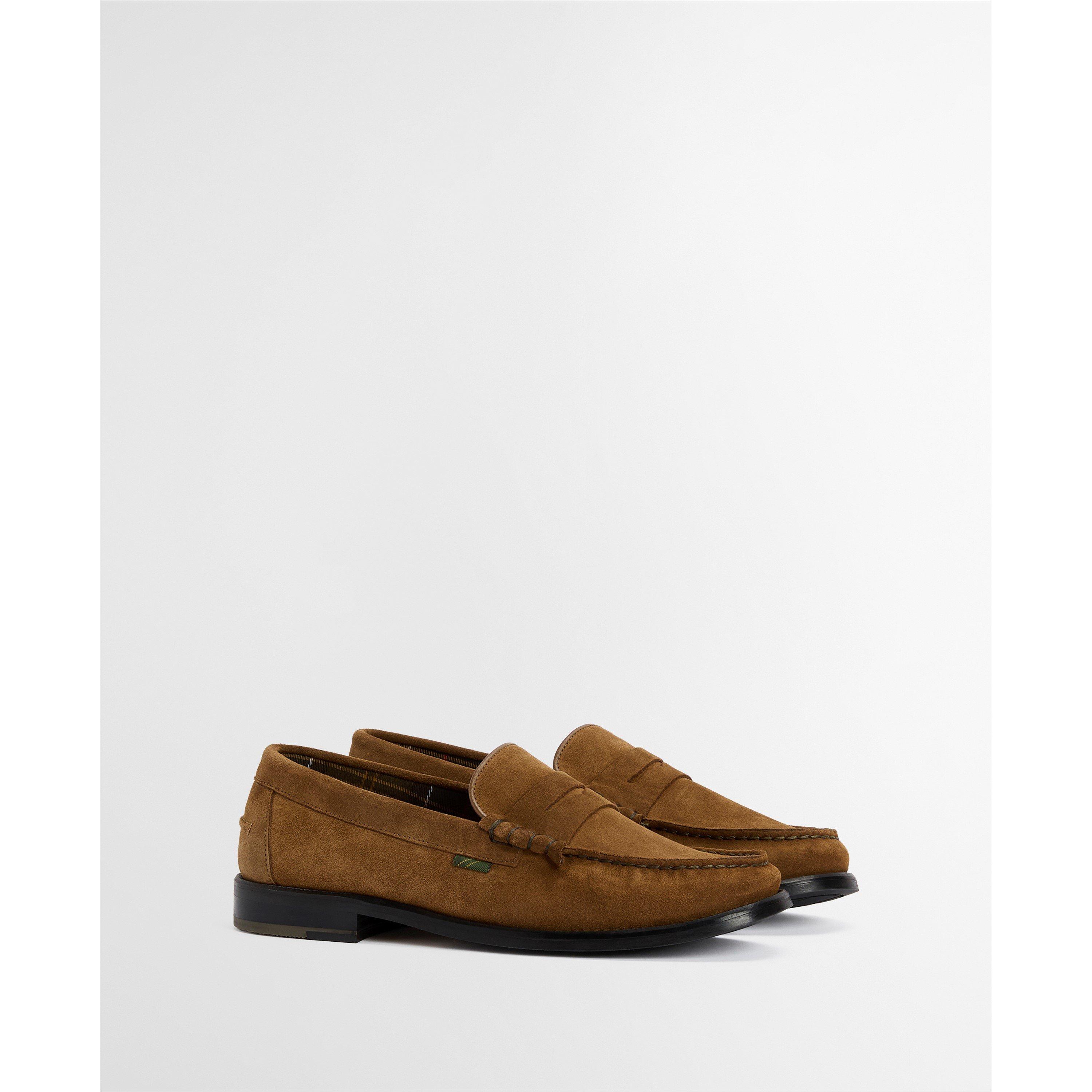 BR19 Brown Sde - Barbour - Mens Linford Loafer - 2