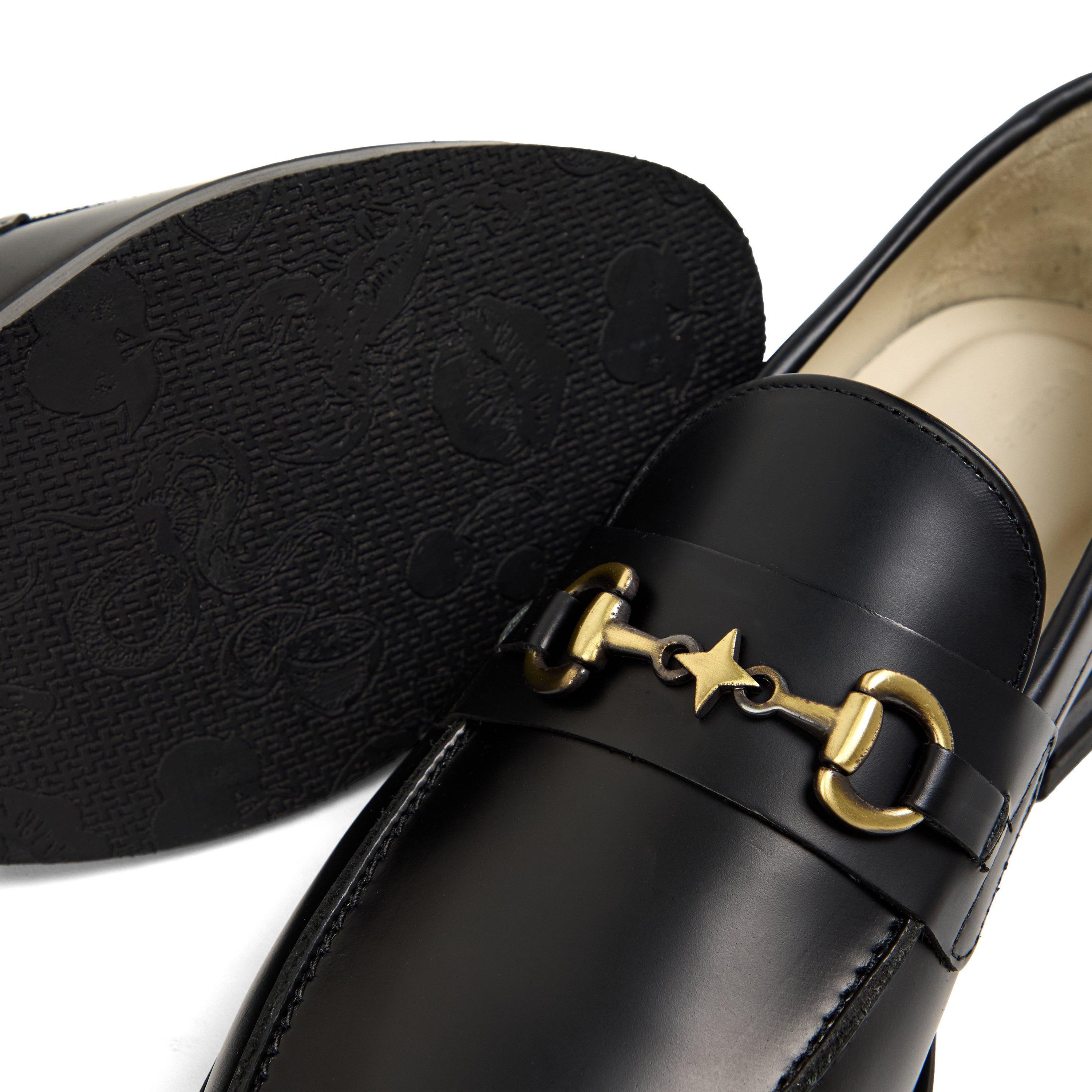 Black - Duke and Dexter - Men's Star Bit Loafers - 3