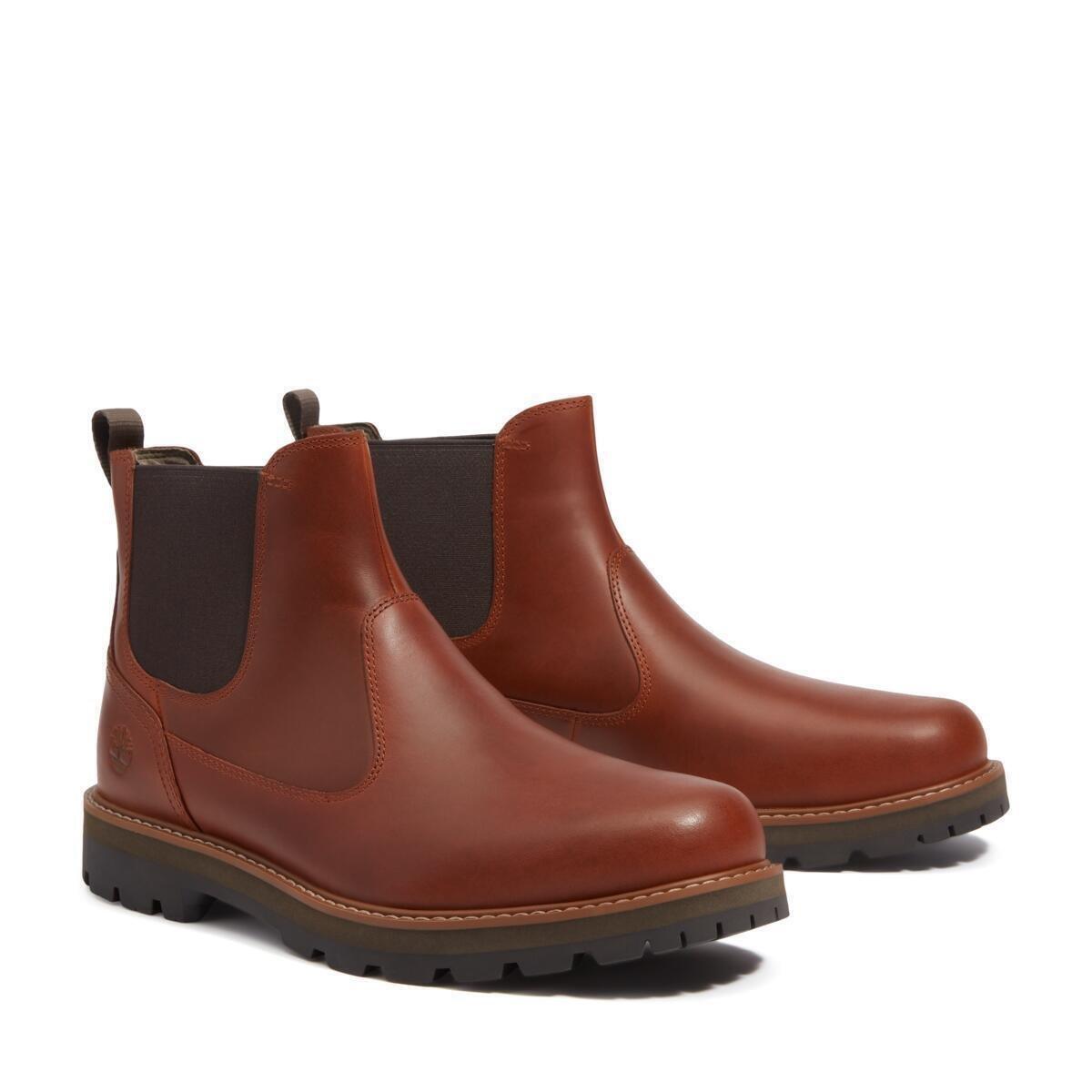 Mid Brown - Timberland - Men's Britton Road Chelsea Boot - 4